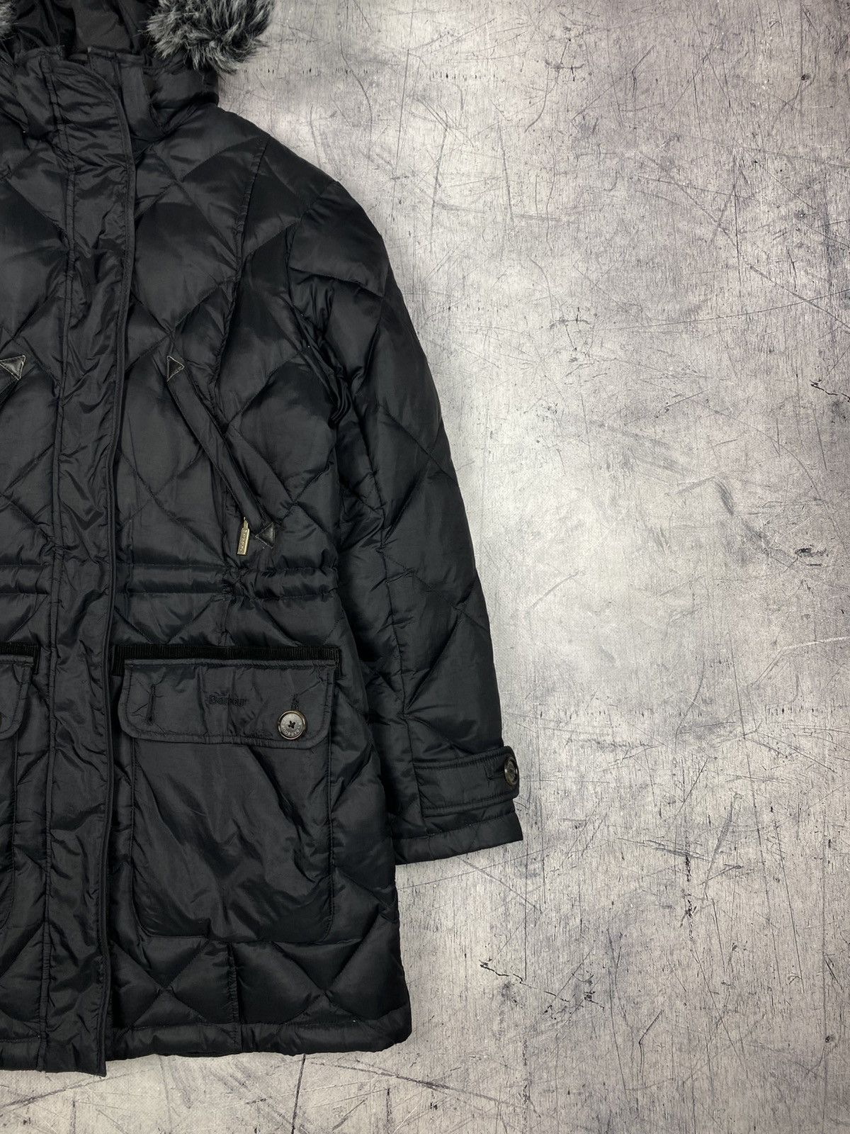 Barbour Barbour Bowfell Down Parka Fur Hood Quilted Coat Women’s M Size M / US 6-8 / IT 42-44 - 4 Thumbnail