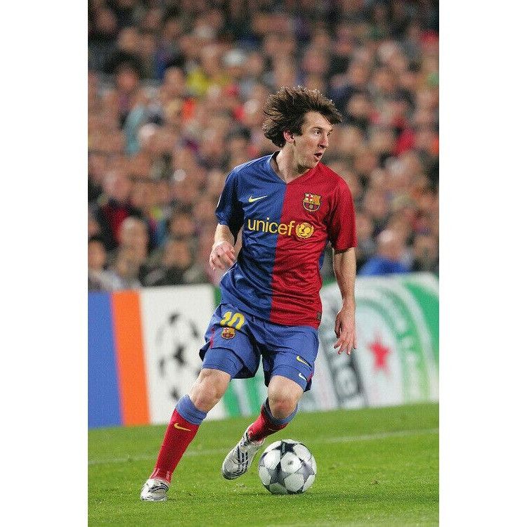 Nike Messi Barcelona TREBLE SEASON 2008 2009 Soccer Jersey M Size US M / EU 48-50 / 2 - 9 Thumbnail