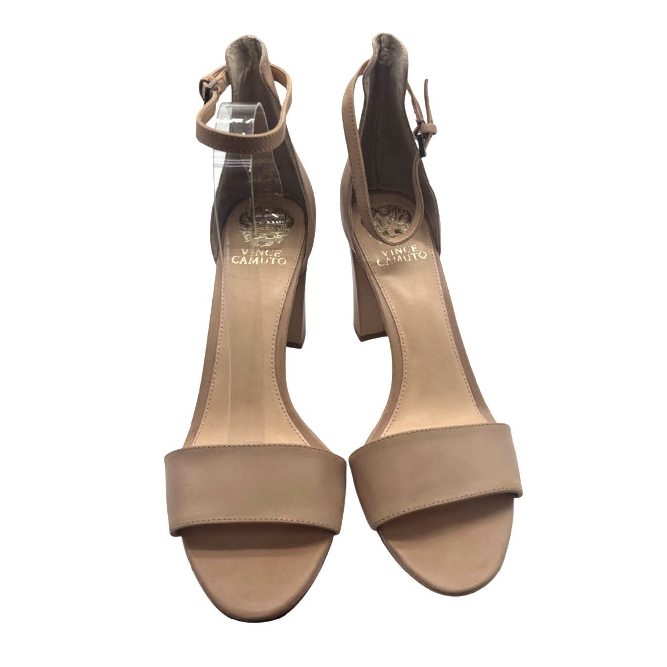 Vince Camuto Vince Camuto Corlina Leather Dress Sandals, Size 11, M, Nude Size US 11 / IT 41 - 2 Thumbnail