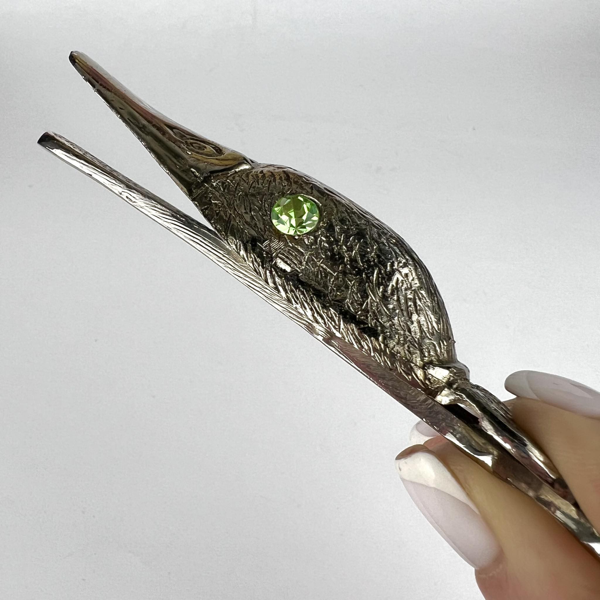 Vintage Vintage Silver Plated Paper Holder Figure Goose's Head Size ONE SIZE - 7 Thumbnail