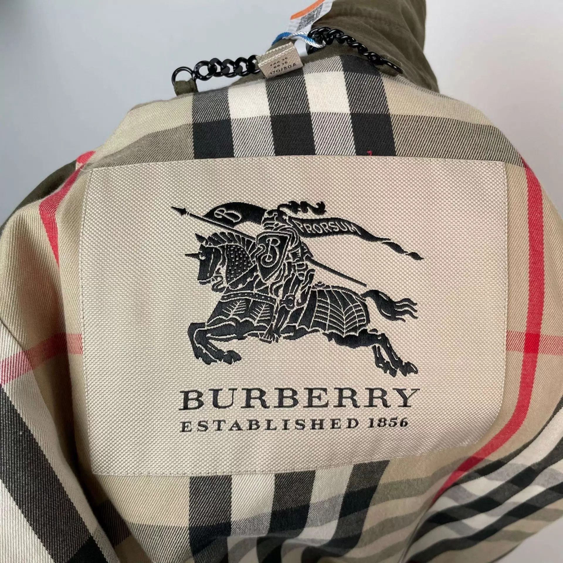 Burberry Burberry light green cotton trench coat 170/80A Size XS / US 0-2 / IT 36-38 - 6 Thumbnail