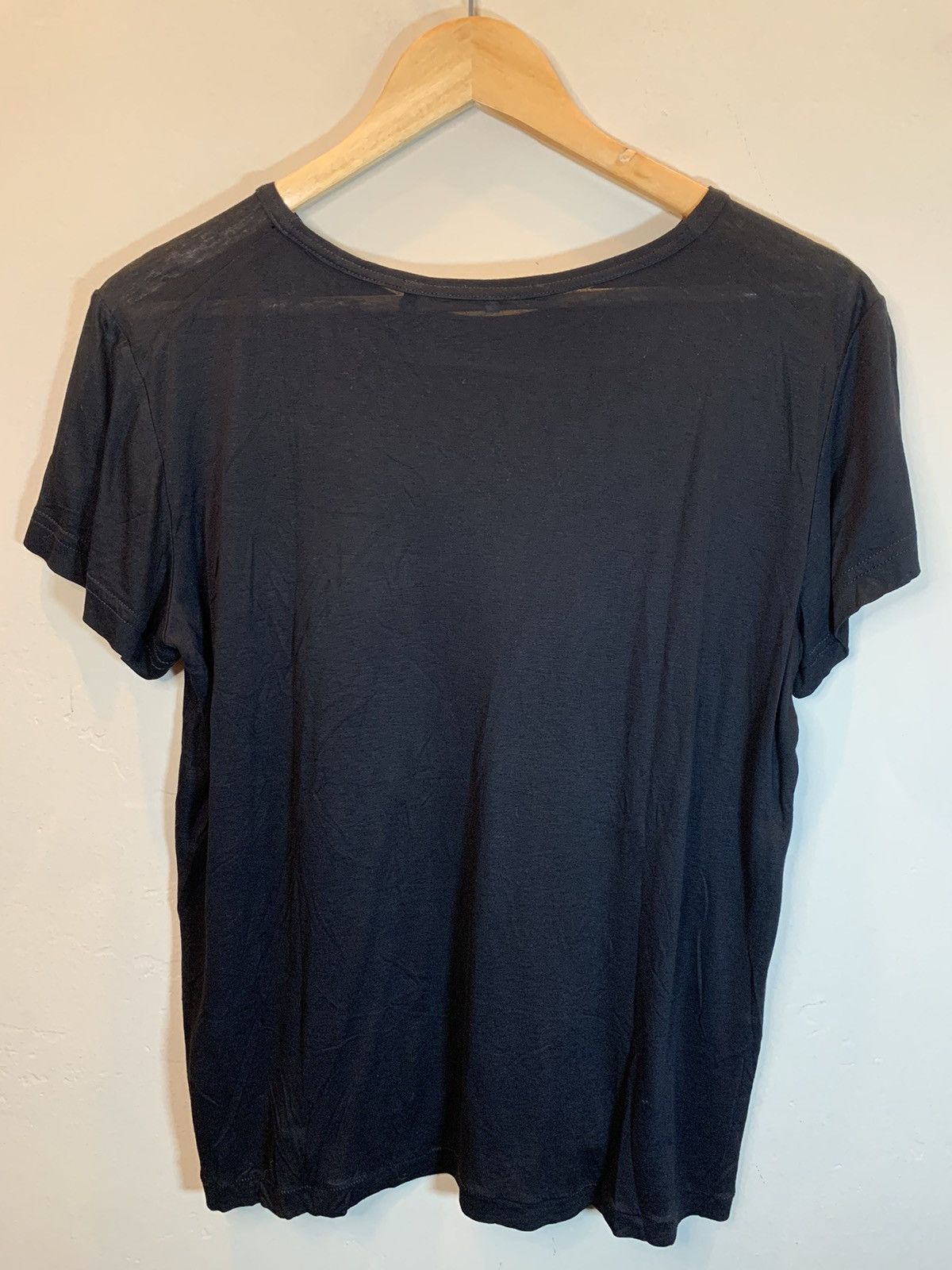 Designer × Helmut Lang *RARE* Helmut Lang Viscose Semi-Sheer Knit Unisex Shirt Top Size M / US 6-8 / IT 42-44 - 2 Thumbnail