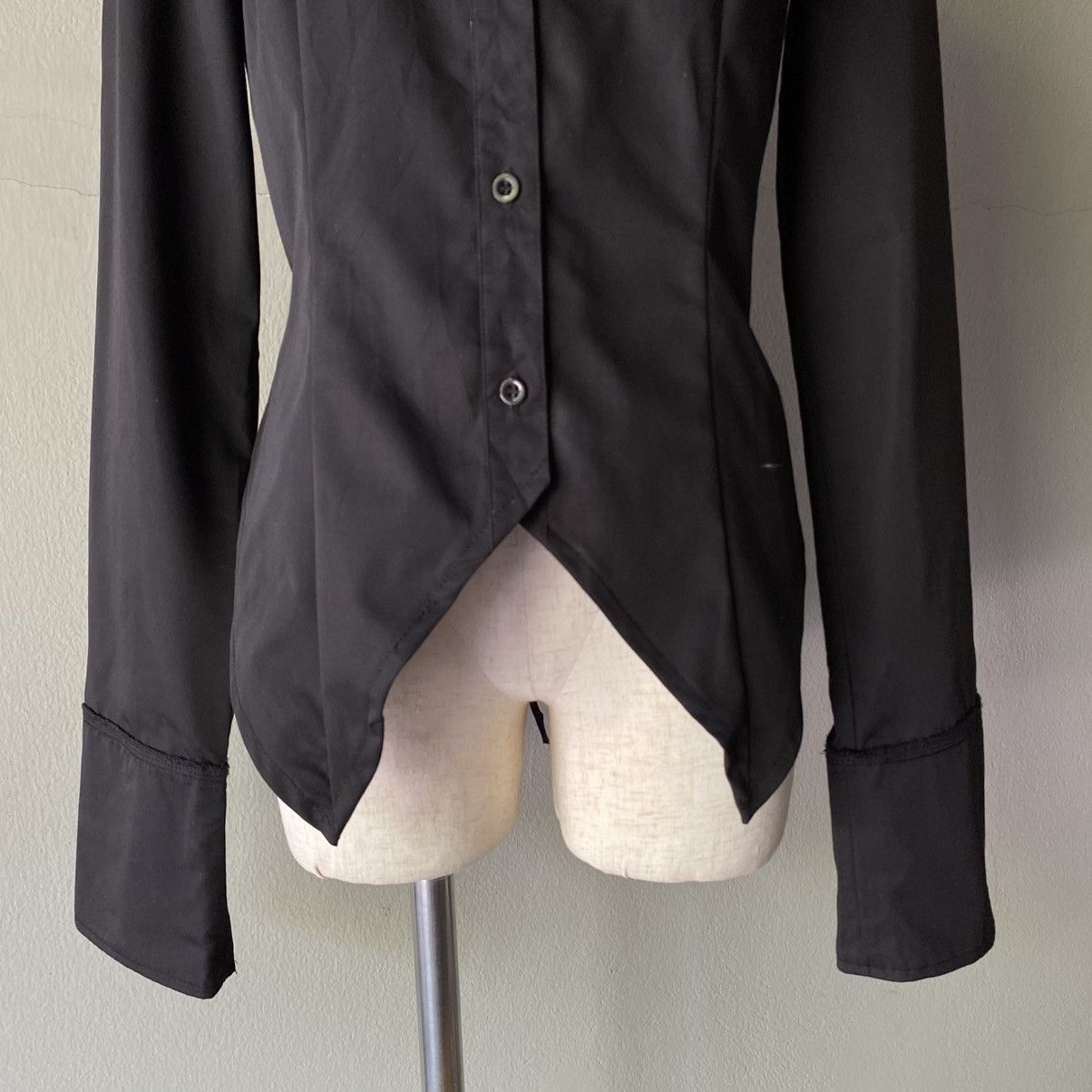 Japanese Brand Blood Storm CLUB BODY Y2K Punk LINE Black Shirt Size M / US 6-8 / IT 42-44 - 12 Thumbnail