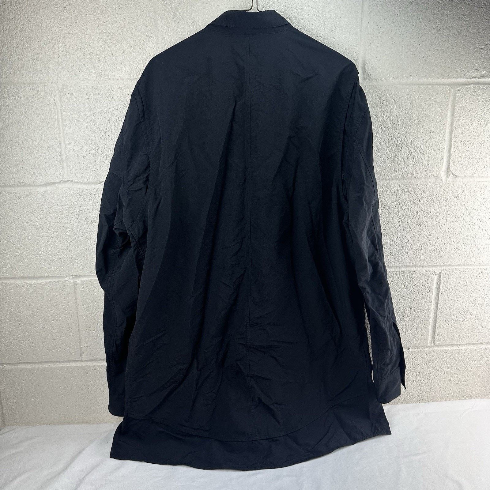 Alexander Wang Alexander wang Elongated Black Cotton Blend Shirt Sz L 26x37 Size US L / EU 52-54 / 3 - 9 Thumbnail