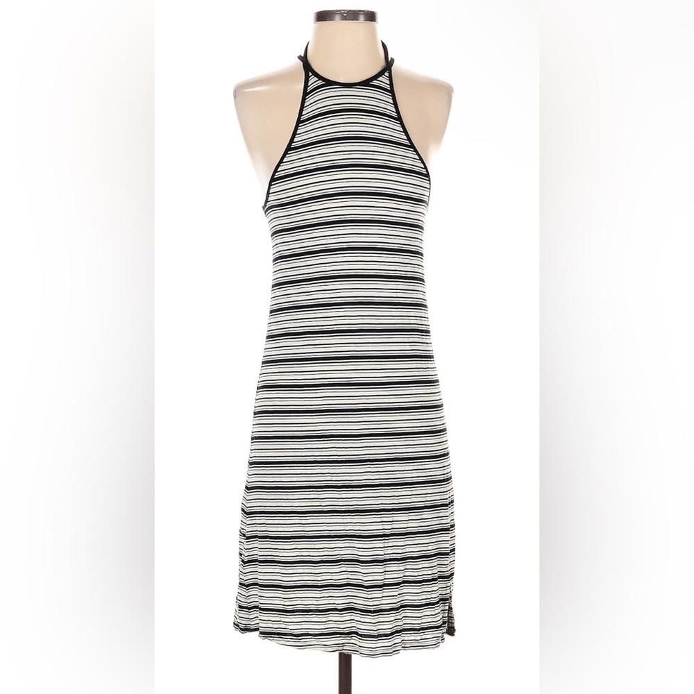 Designer American Eagle Flowy stripped black/white XS dress Size XS / US 0-2 / IT 36-38 - 1 Thumbnail