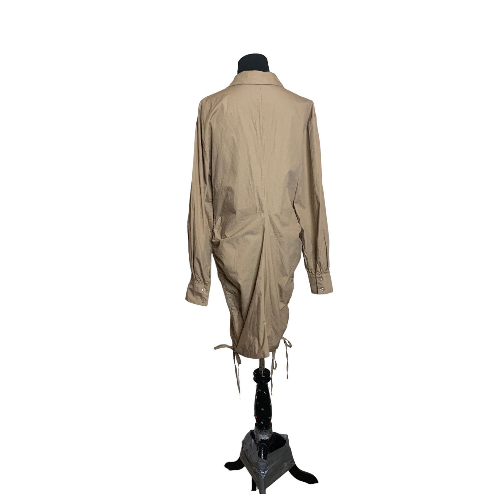 Shein Shein beige buttoned long sleeves shirt dress size 8-10 Size M / US 6-8 / IT 42-44 - 2 Thumbnail
