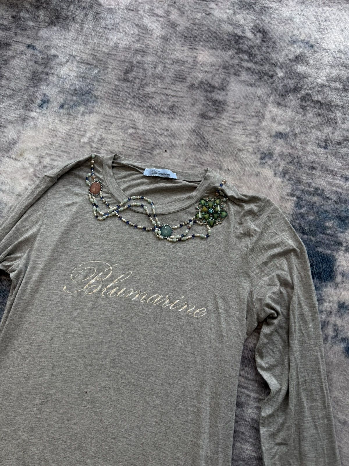 Blumarine Blumarine Pearls Long-Sleeve Size L / US 10 / IT 46 - 2 Thumbnail