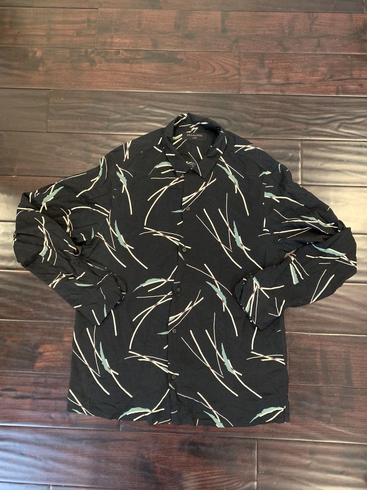 Allsaints Allsaints Moreland LS button up Size US L / EU 52-54 / 3 - 1 Thumbnail