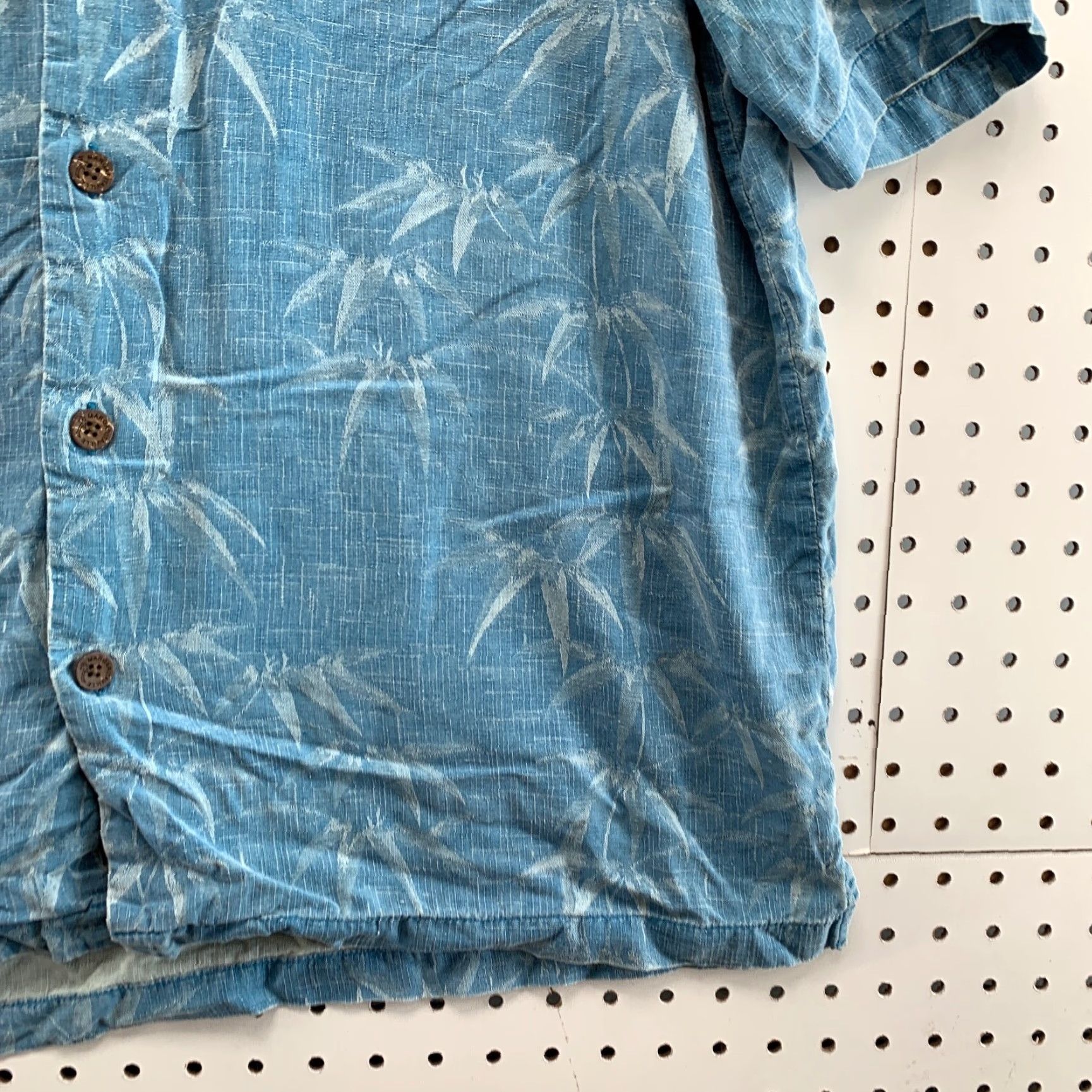 Vintage VINTAGE Margaritaville Hawaiian Silk Shirt Men Large Blue Floral Button-Up 90s Size US L / EU 52-54 / 3 - 2 Thumbnail