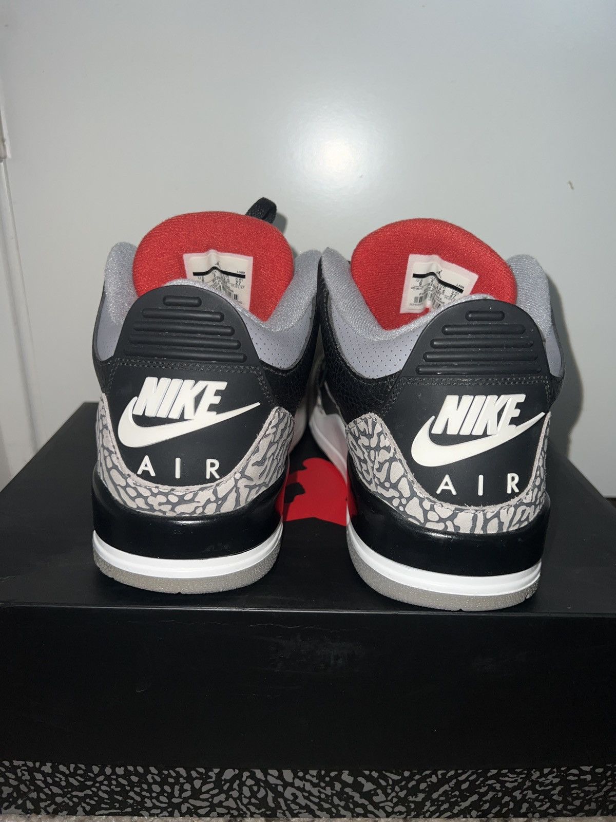 Jordan Brand Air Jordan 3 Retro Og ‘Black Cement’ 2018 Size US 9 / EU 42 - 5 Thumbnail