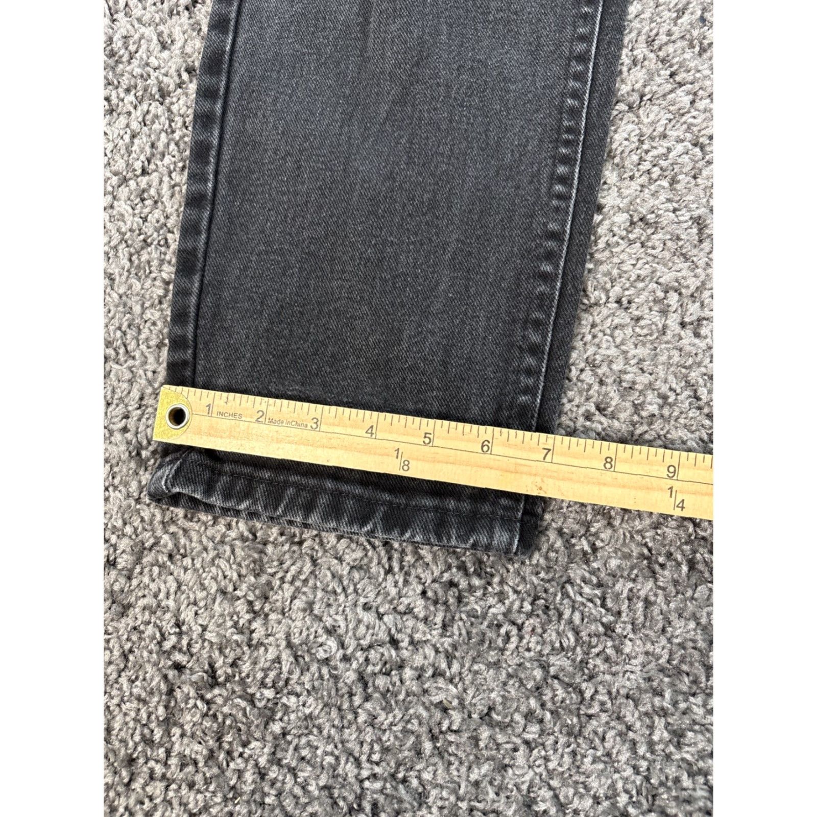 Lee VINTAGE Lee Mom Jeans Womens 28x30 Black High Rise Dark Wash 90s Womens Size 32" / US 10 / IT 46 - 3 Thumbnail