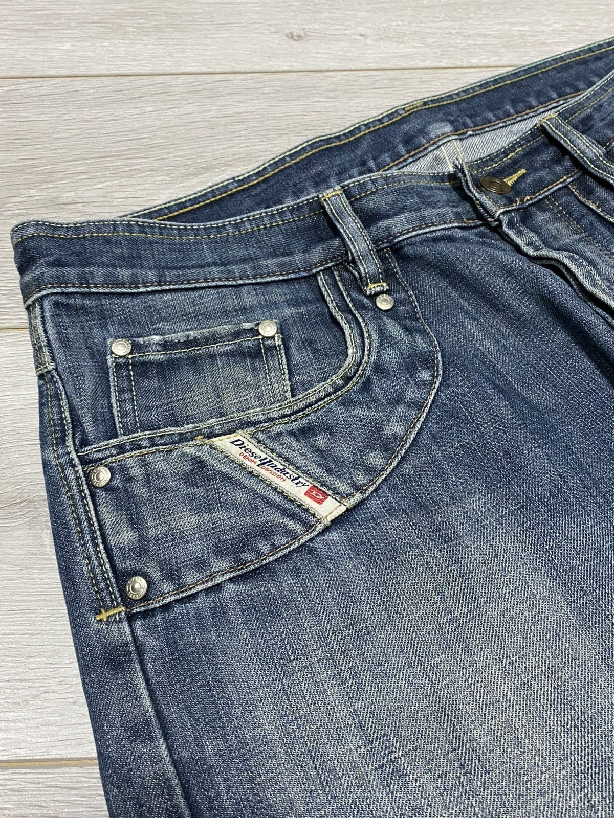 Diesel Diesel flared jeans vintage distressed pants eb0 Size US 34 / EU 50 - 4 Thumbnail