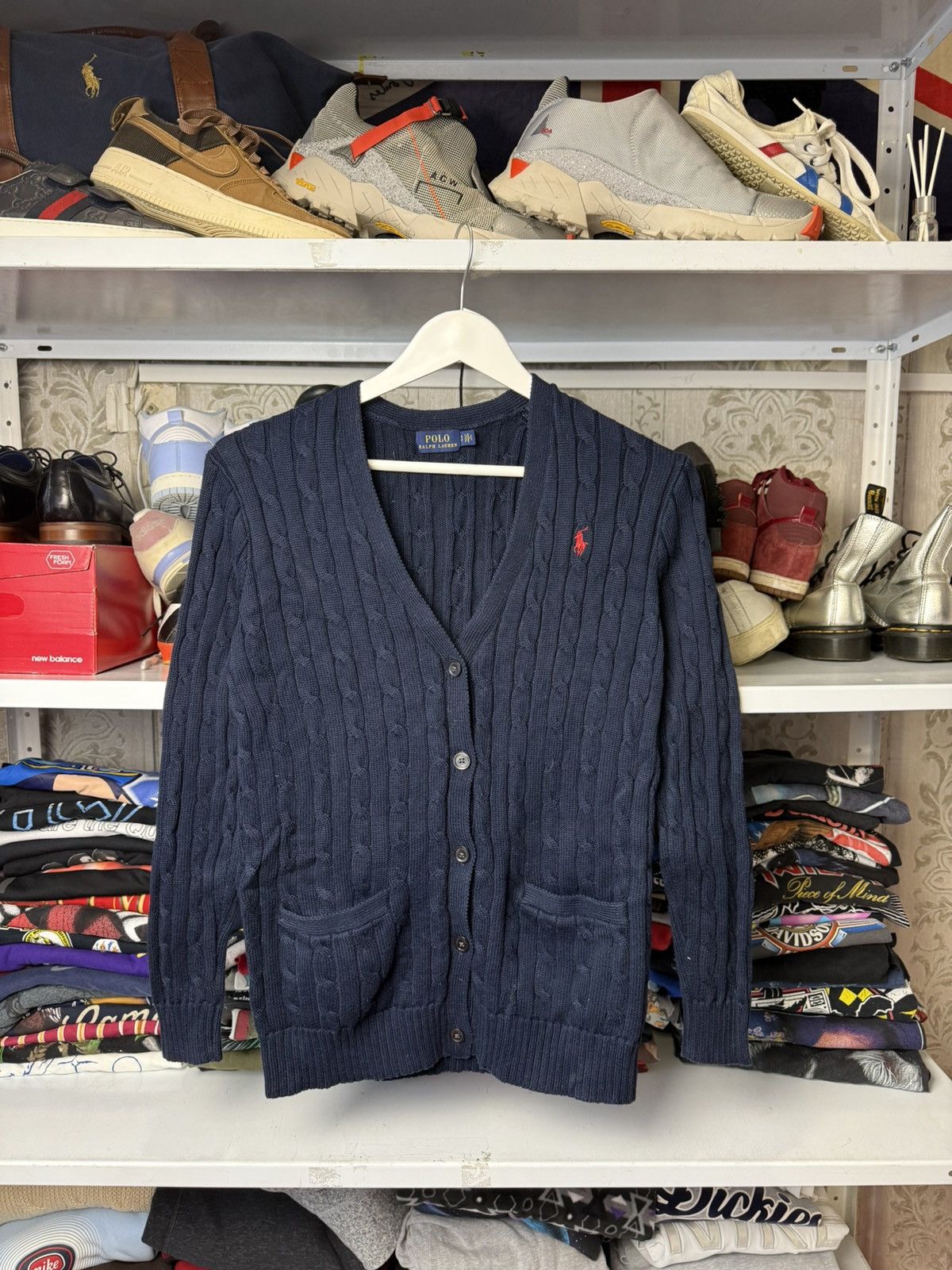 Polo Ralph Lauren Vintage Polo Ralph Lauren Knit Sweater Cardigan Y2K Size S / US 4 / IT 40 - 1 Thumbnail