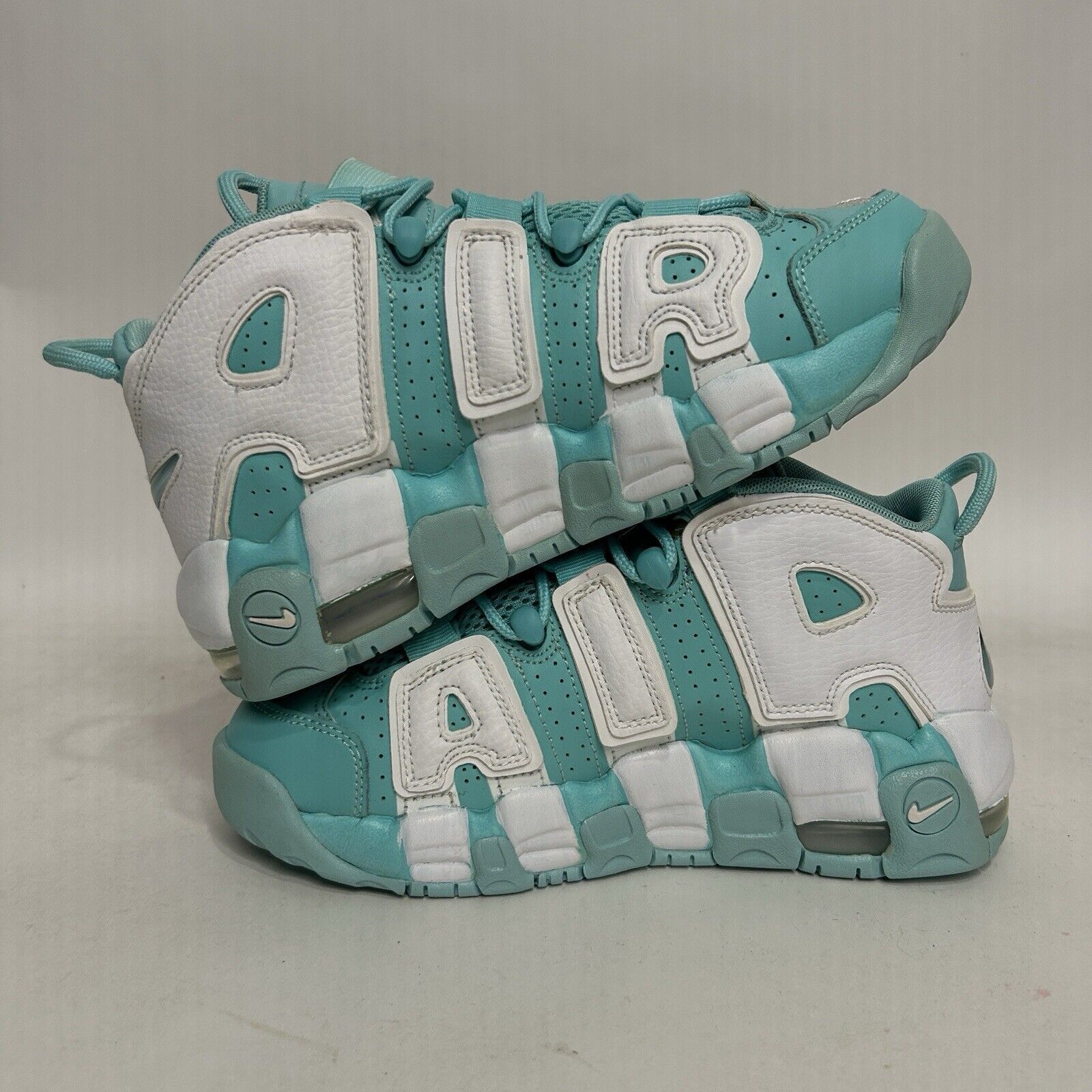 Nike Nike Air More Uptempo GS “Island Green” 2024 Size US 5.5 / IT 35.5 - 3 Thumbnail