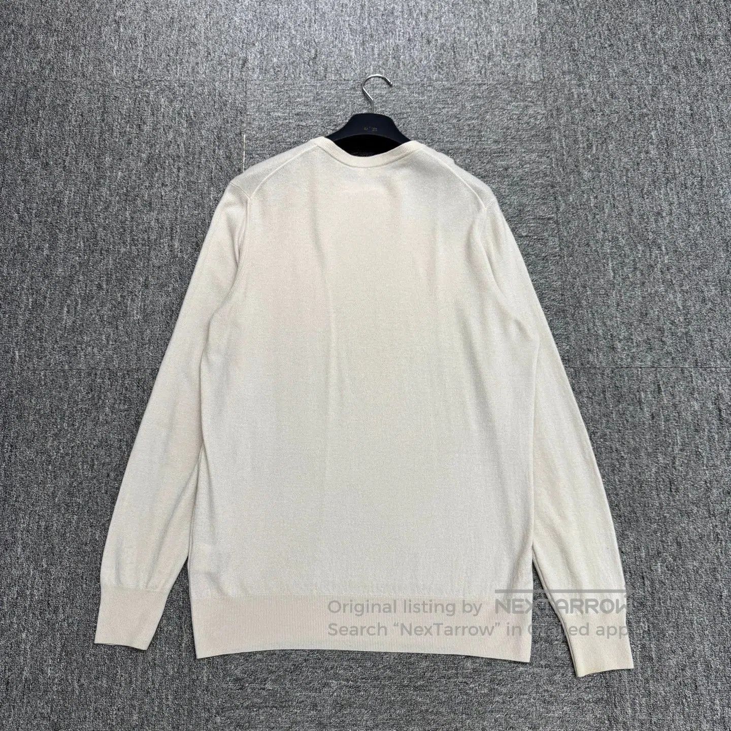 Loro Piana Beige Long Sleeve Knit Sweater Size L. Size US L / EU 52-54 / 3 - 5 Thumbnail