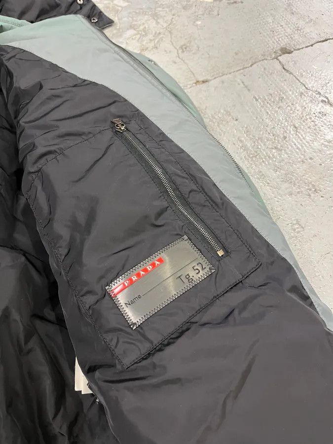 Prada AW2009 Prada Grey Linea Rossa Puffer Jacket Size US M / EU 48-50 / 2 - 12 Thumbnail