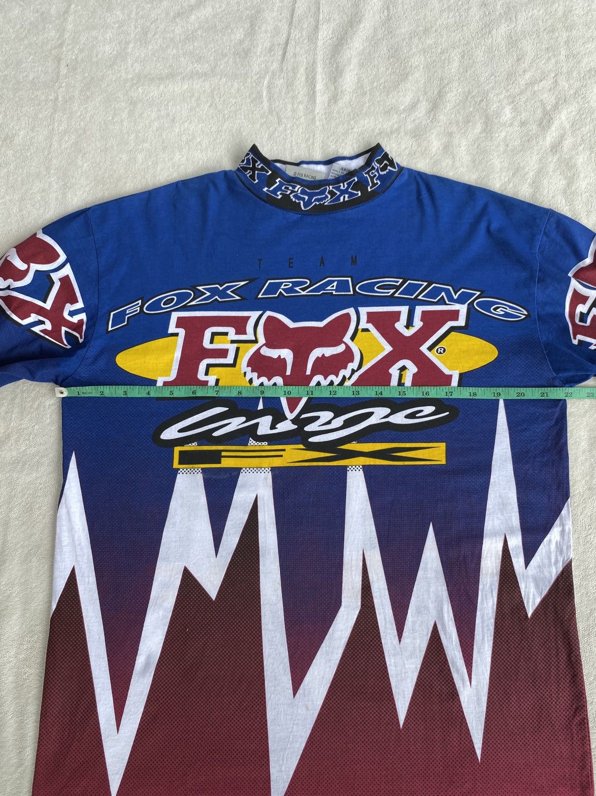 Fox Racing Vintage Fox Racing Jersey Motocross 90s Size US M / EU 48-50 / 2 - 12 Thumbnail