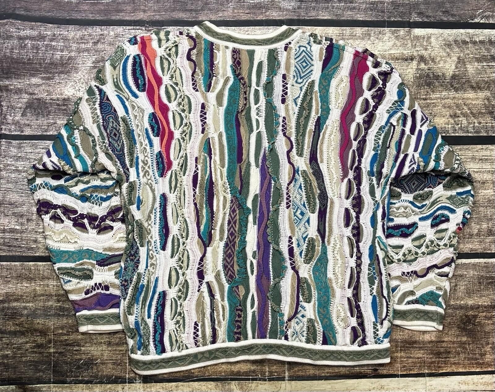 Coogi Coogi Sweater Mens Medium 3D Knit Mercerized Cotton 90s Size US M / EU 48-50 / 2 - 3 Thumbnail