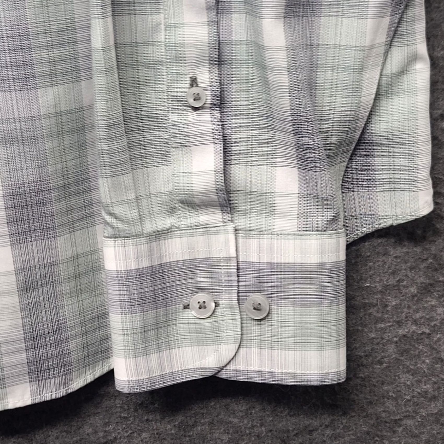 UNTUCKit UNTUCKit Shirt Mens XXL Regular Fit Long Sleeve Wrinkle Free Cotton Plaid Button-Up Size US XXL / EU 58 / 5 - 7 Thumbnail