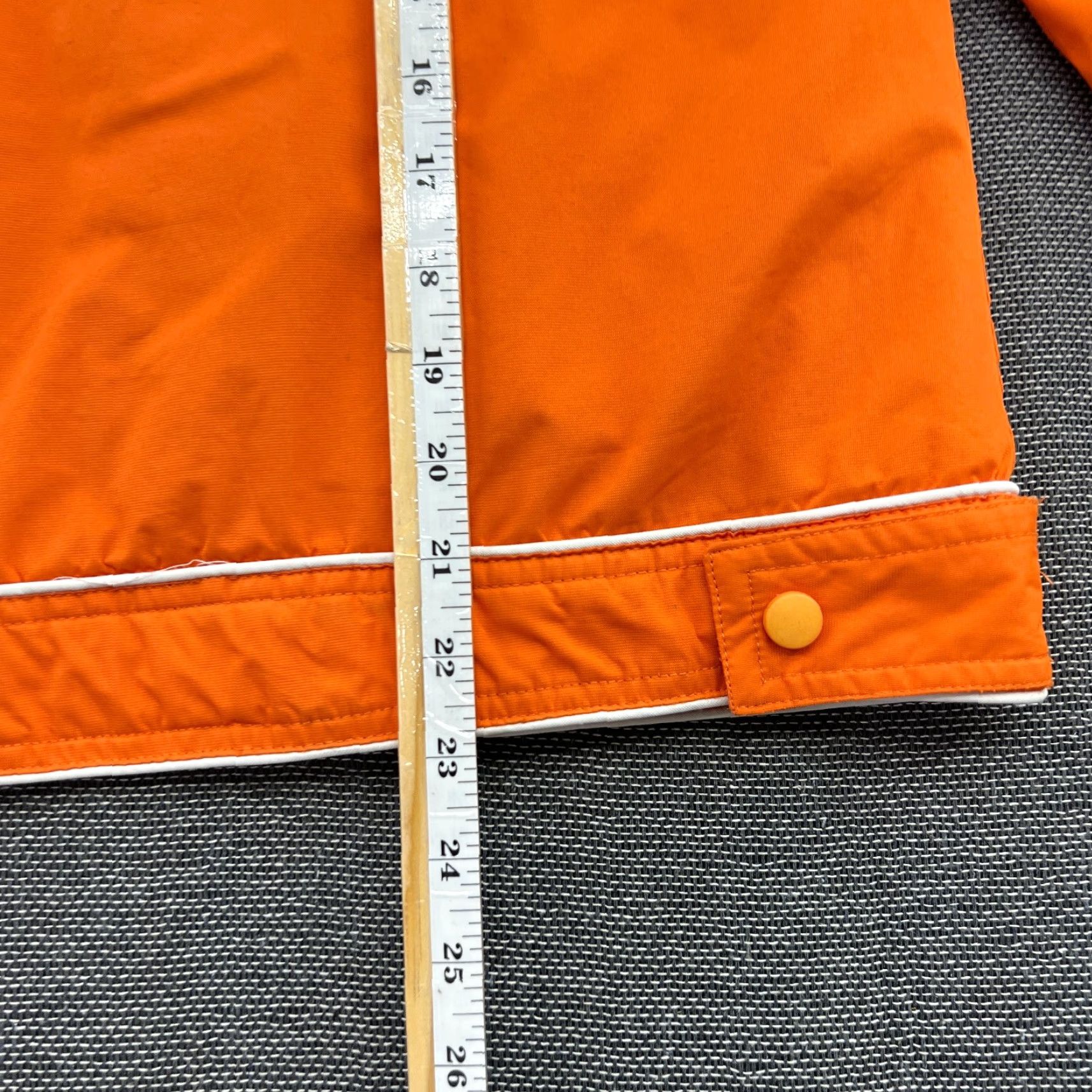 Vintage VINTAGE Race Car Jacket Womens Large Orange Nascar/F1 Style Size L / US 10 / IT 46 - 6 Thumbnail