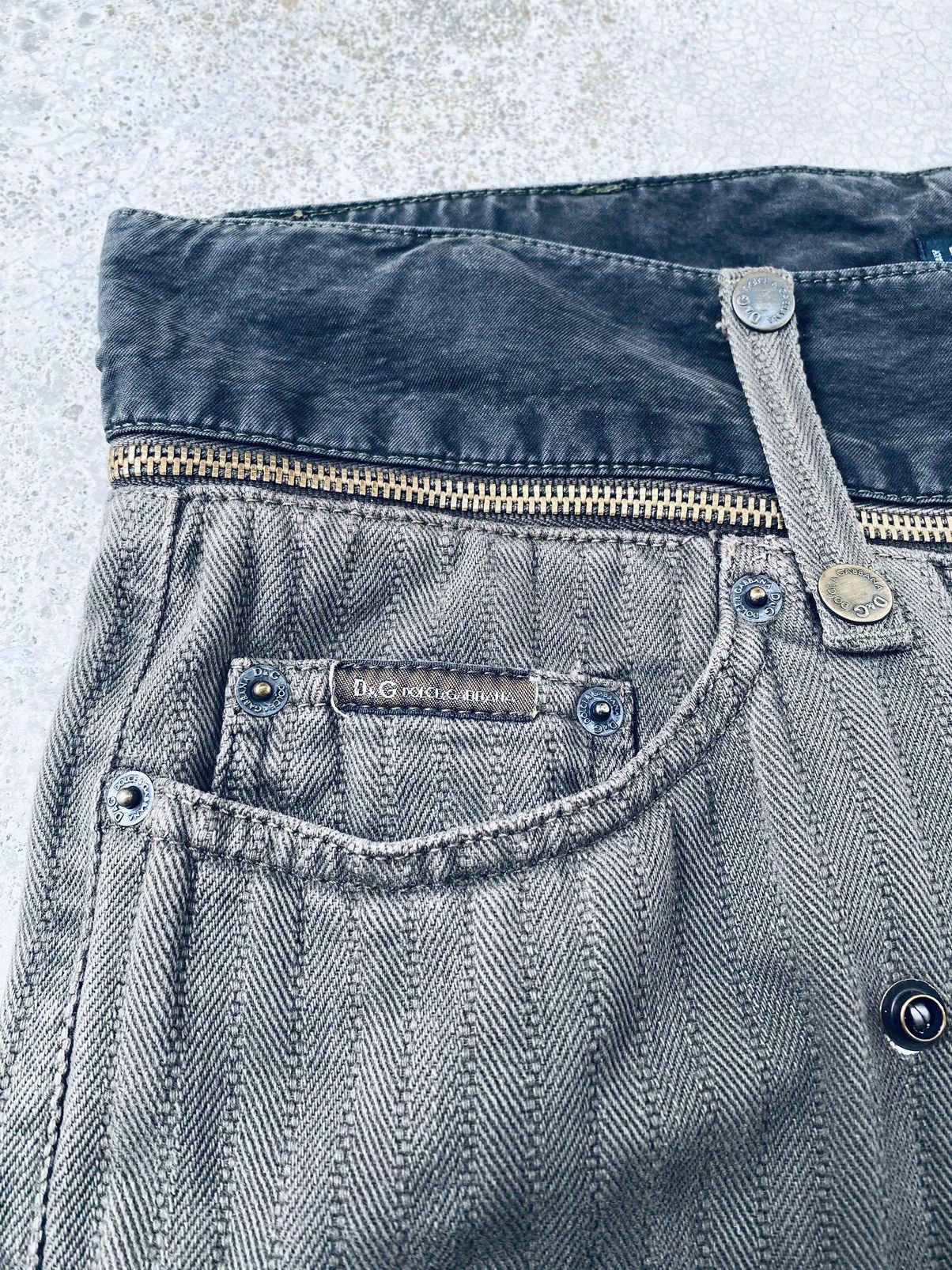 Dolce & Gabbana Vintage AW2003 Dolce & Gabbana Zipper Waist Pants Size US 32 / EU 48 - 4 Thumbnail