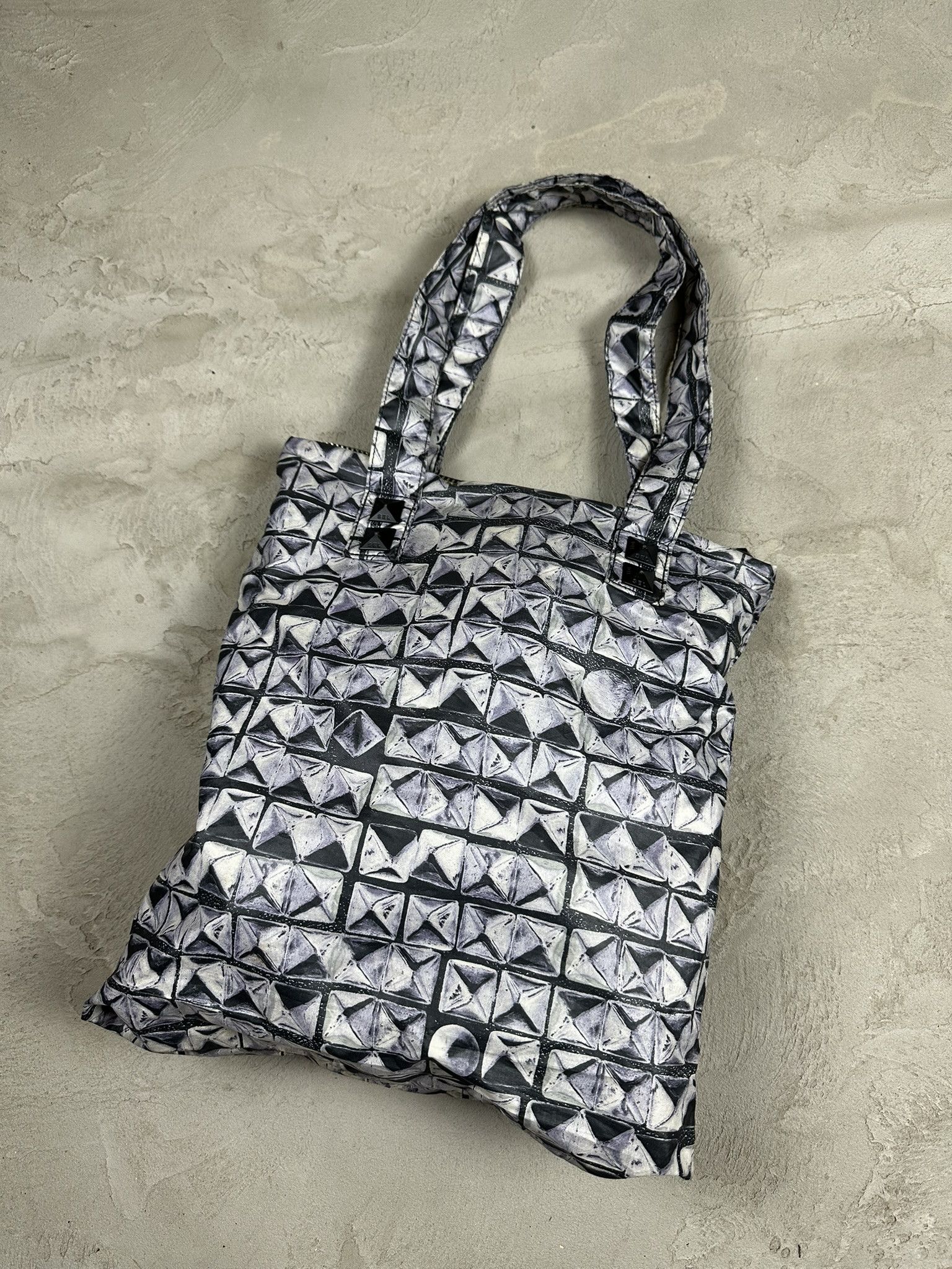 Diesel 2000s Vintage Diesel Reversible Shoulder Tote Studded Bag Size ONE SIZE - 5 Thumbnail