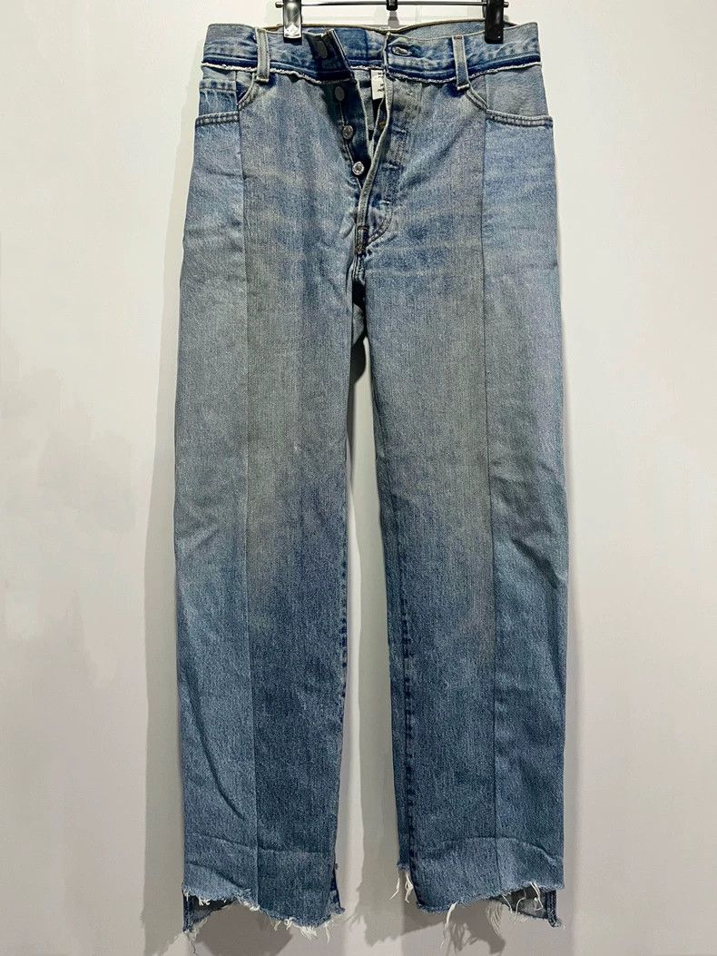 Vetements Vetements SizeM Levis Blue Patchwork Denim Pants Size US 30 / EU 46 - 1 Thumbnail
