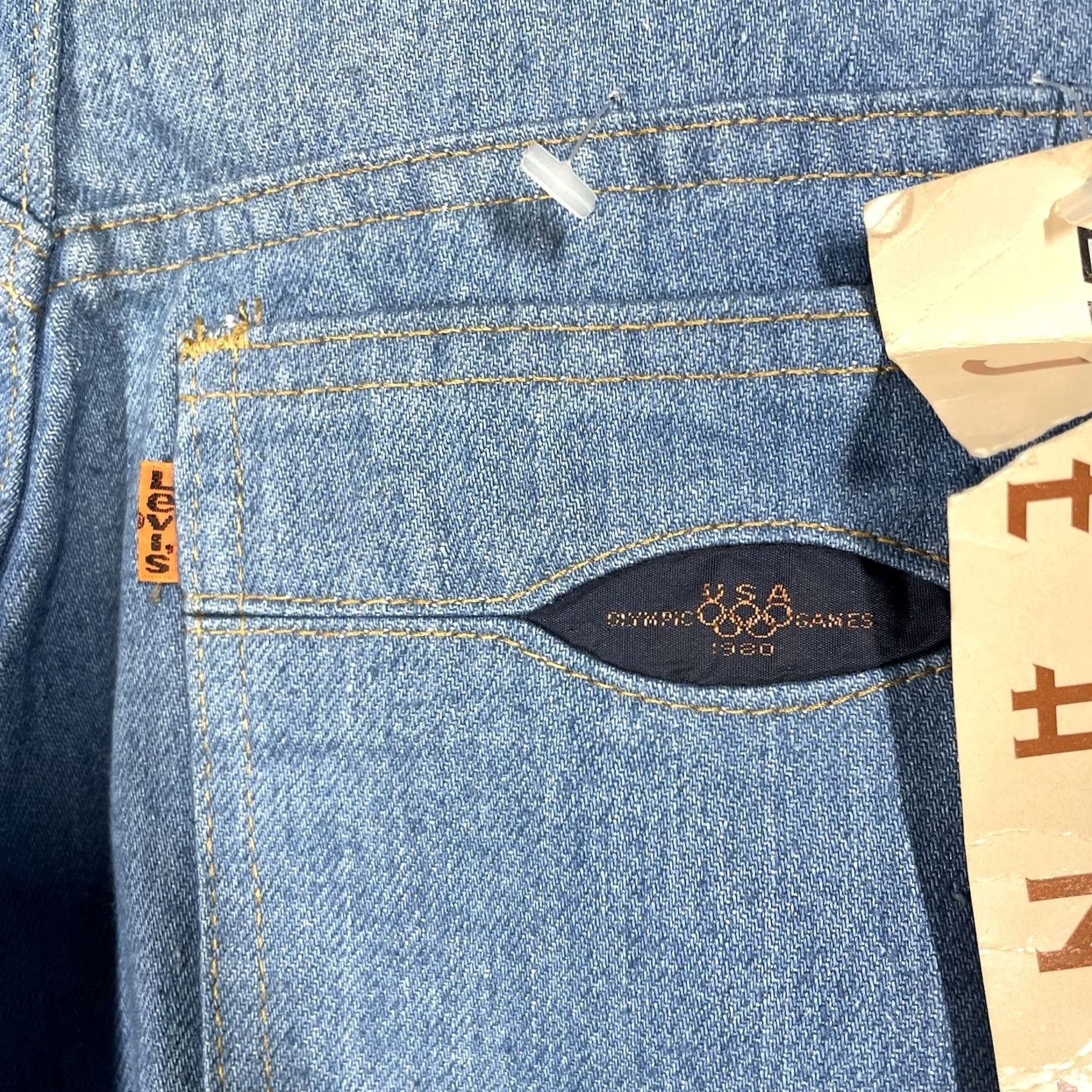 Levi's VINTAGE Levi's Jeans Denim 501 Series Size 32x38 Unisex USA Orange Tab Men’s 1980s Straight Jeans Size US 32 / EU 48 - 2 Thumbnail