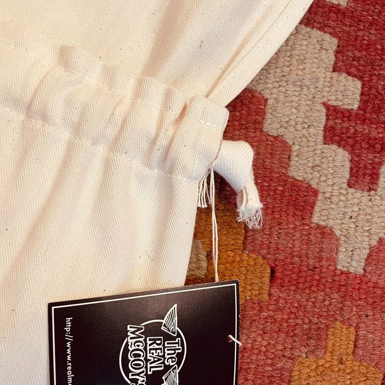 The Real McCoy's The Real McCoy'sRED CROSS APRON BAG - WHITE MILDLY PINKISH Size ONE SIZE - 4 Thumbnail