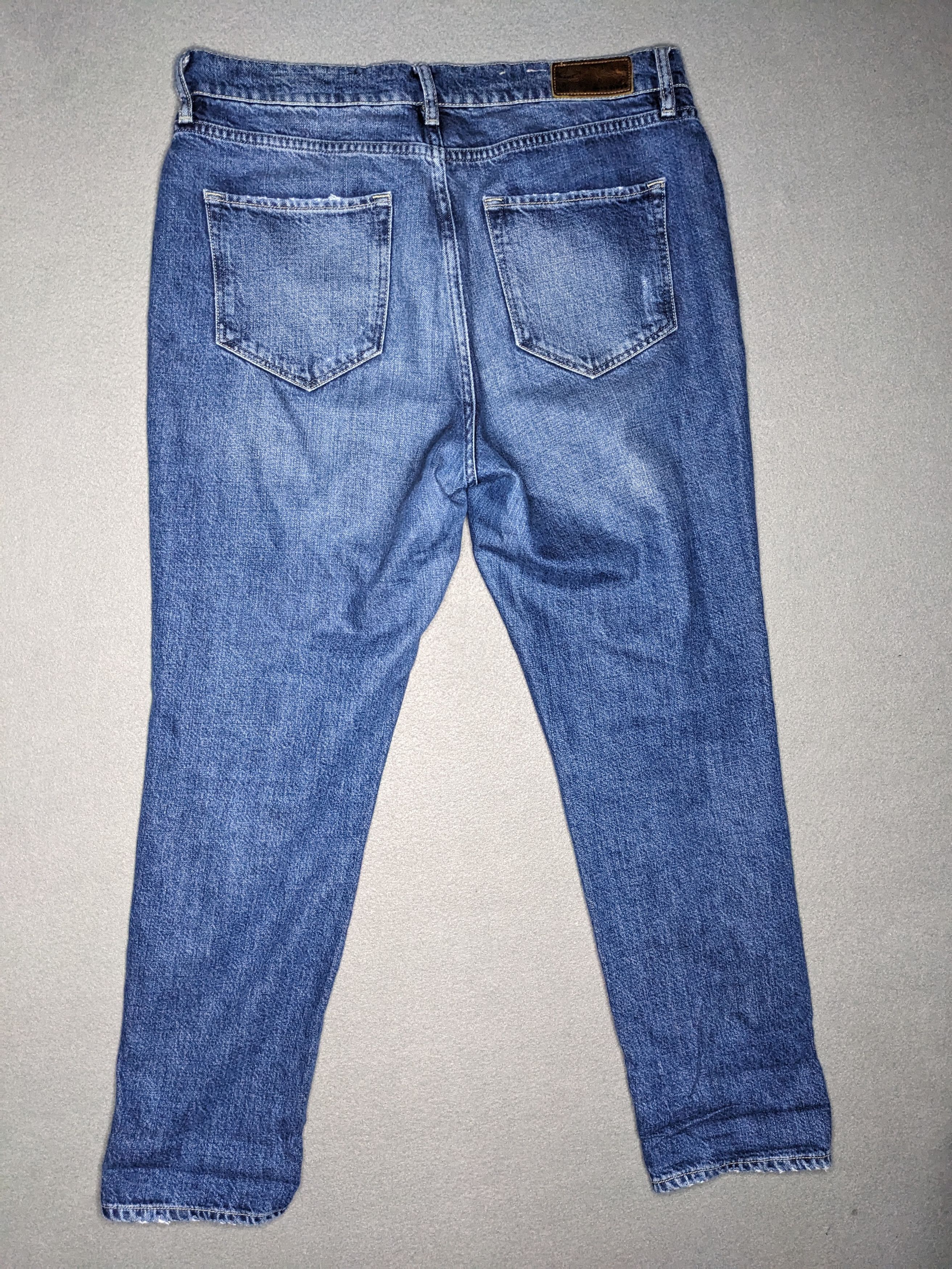 Allsaints All Saints Amy Girlfriend Jeans 33x28 Distressed Straight Size 33" - 7 Thumbnail