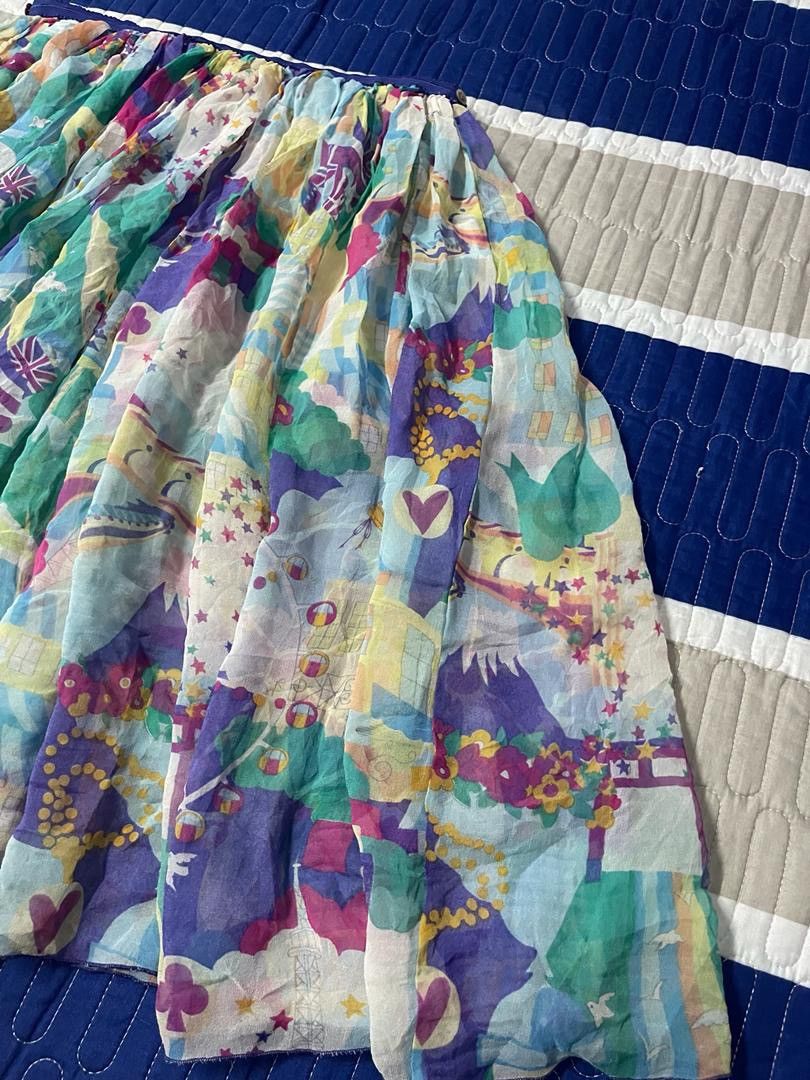 Tsumori Chisato Issey Miyake by Tsumori Chisato Silk Skirt Size 28" / US 6 / IT 42 - 6 Thumbnail