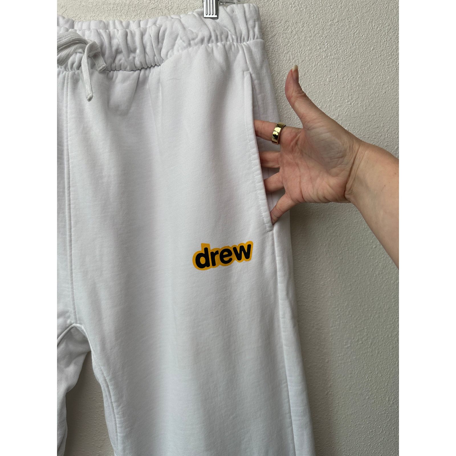 Drew House NWT Drew House Secret Sweatpant White XL Drawstring Elastic Size US 40 / EU 56 - 2 Thumbnail