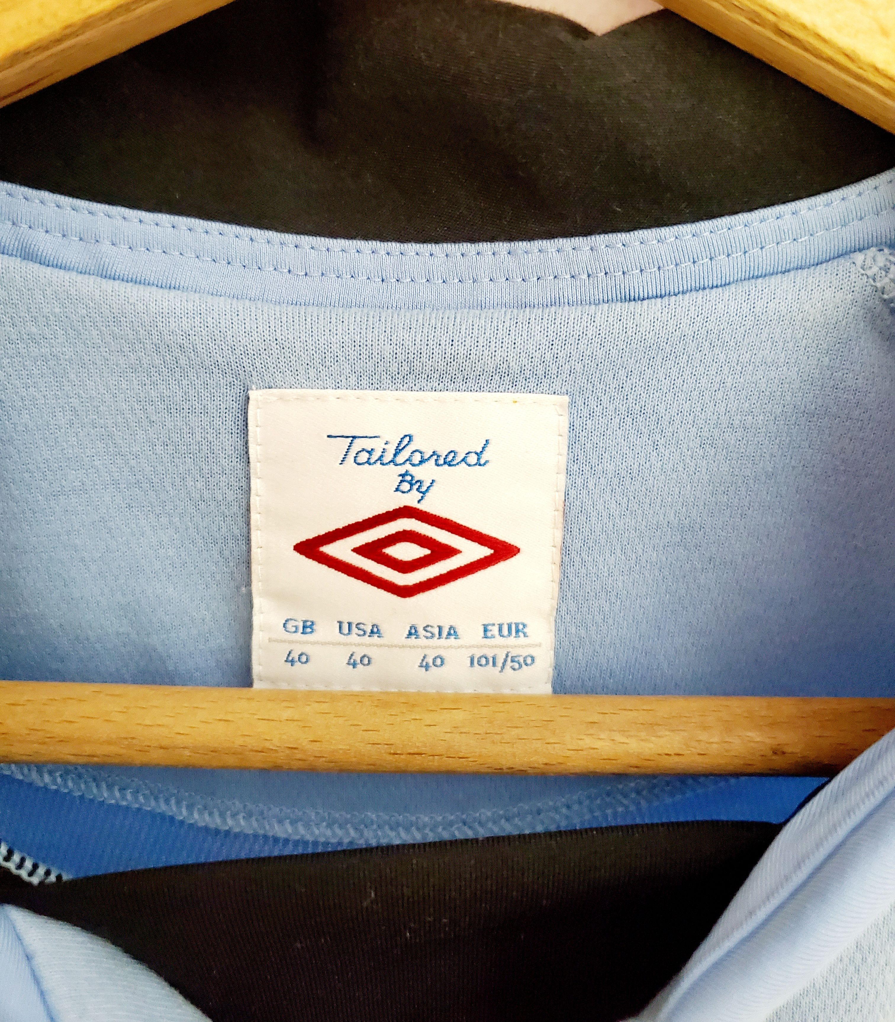 Umbro × Vintage MANCHESTER CITY 2012-2013 HOME FOOTBALL SHIRT JERSEY M Size US M / EU 48-50 / 2 - 3 Thumbnail
