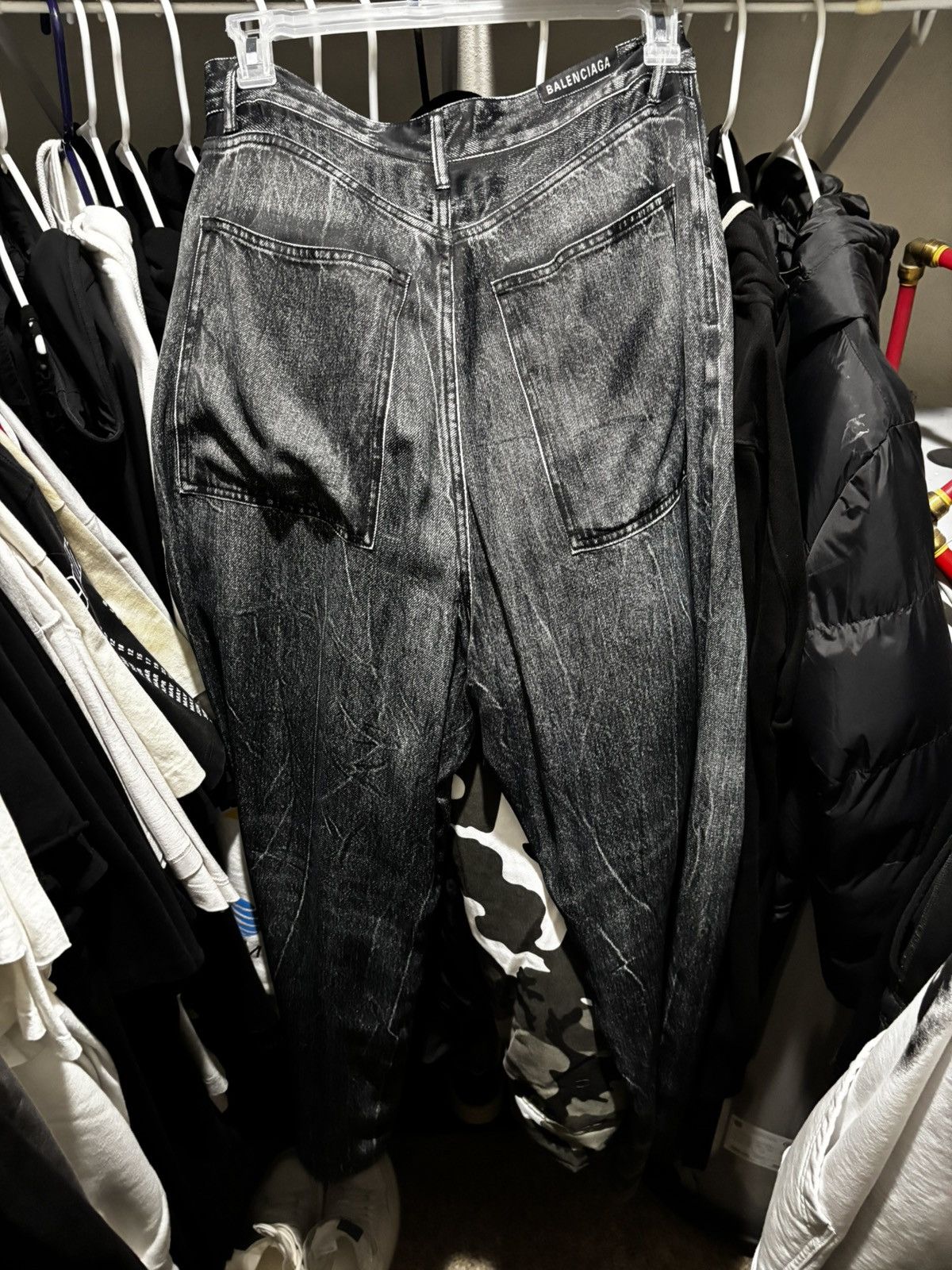 Balenciaga Balenciaga Trompe L’œil Denim Summer20 Size US 32 / EU 48 - 2 Thumbnail