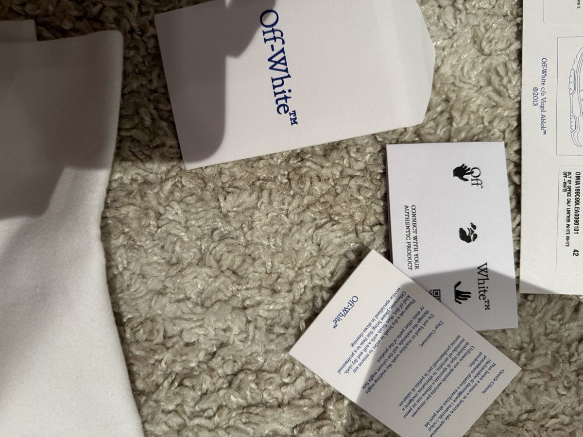 Off-White Off white out of office triple white sole Size US 9.5 / EU 42-43 - 7 Thumbnail