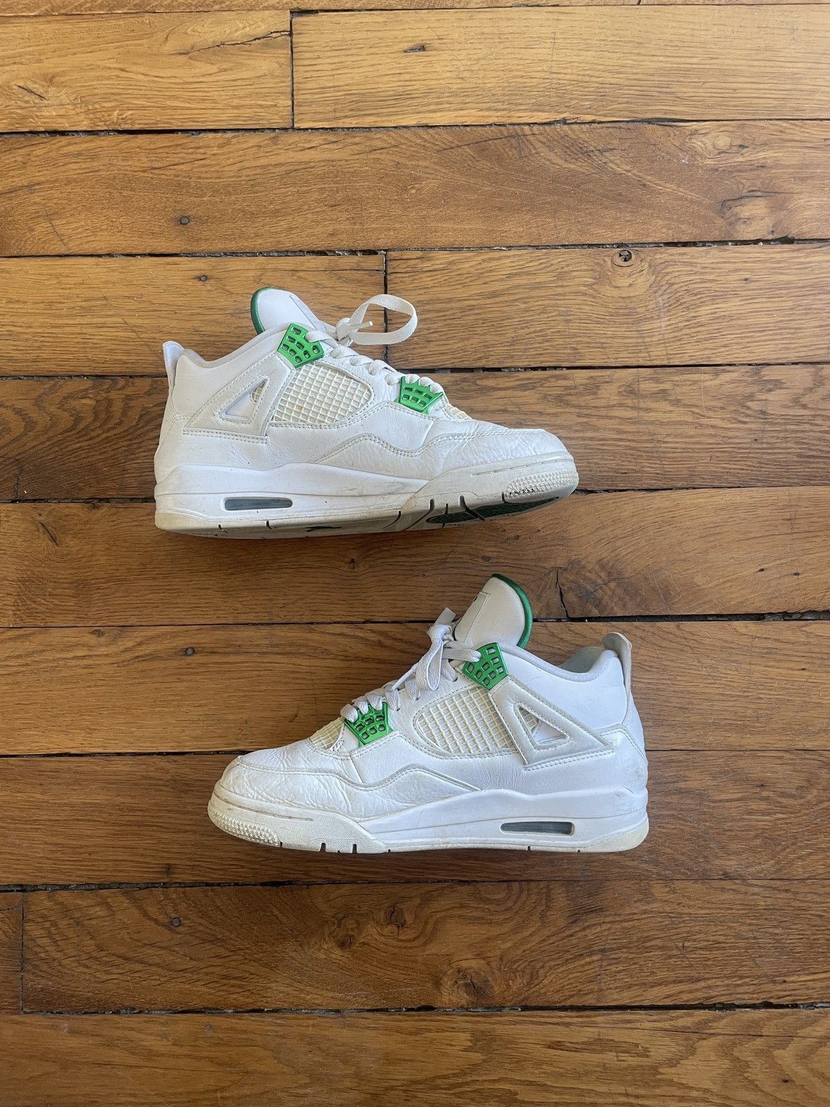 Jordan Brand Jordan 4 Metallic Green Size US 8.5 / EU 41-42 - 4 Thumbnail