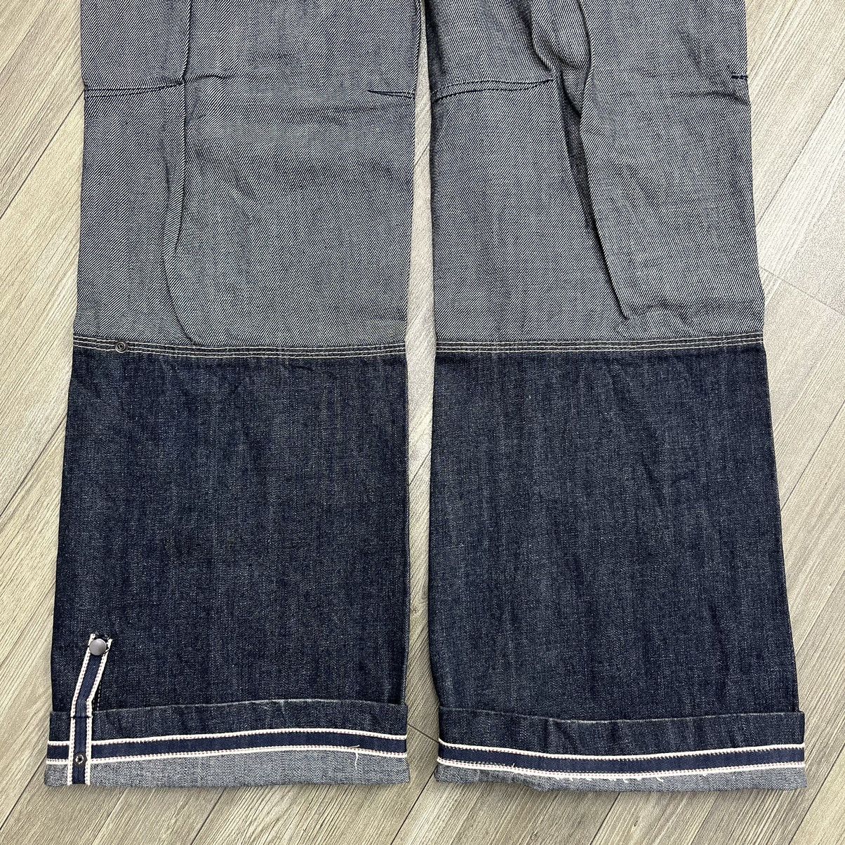 Japanese Brand × Marithe + Francois Girbaud Rare🔥 Marithe Francois Girbaud Multi layer Selvedge Denim Size US 33 - 11 Thumbnail