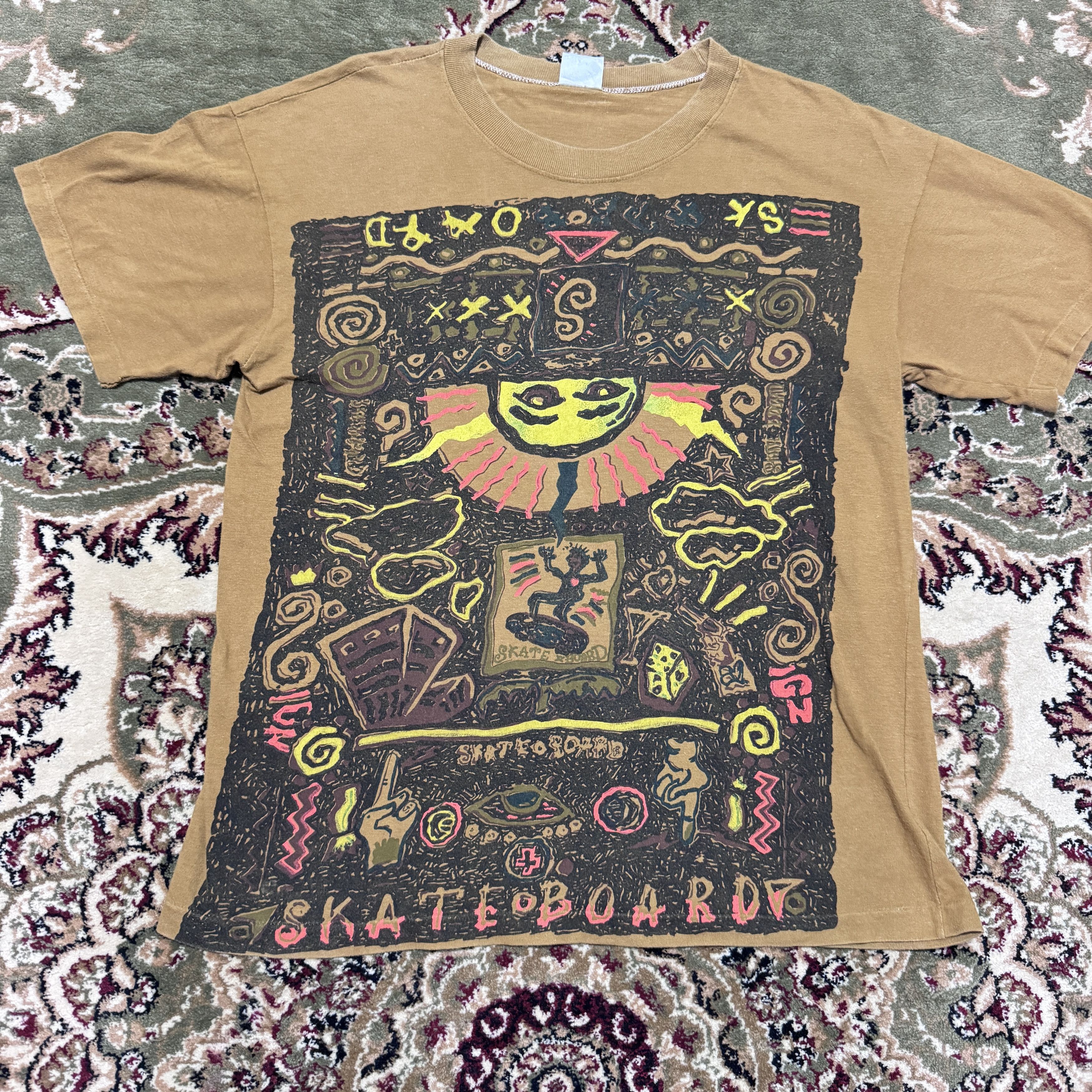Shorty's Skateboards Vintage Native Pop Art Skateboard T Shirt Powell Size US M / EU 48-50 / 2 - 1 Thumbnail