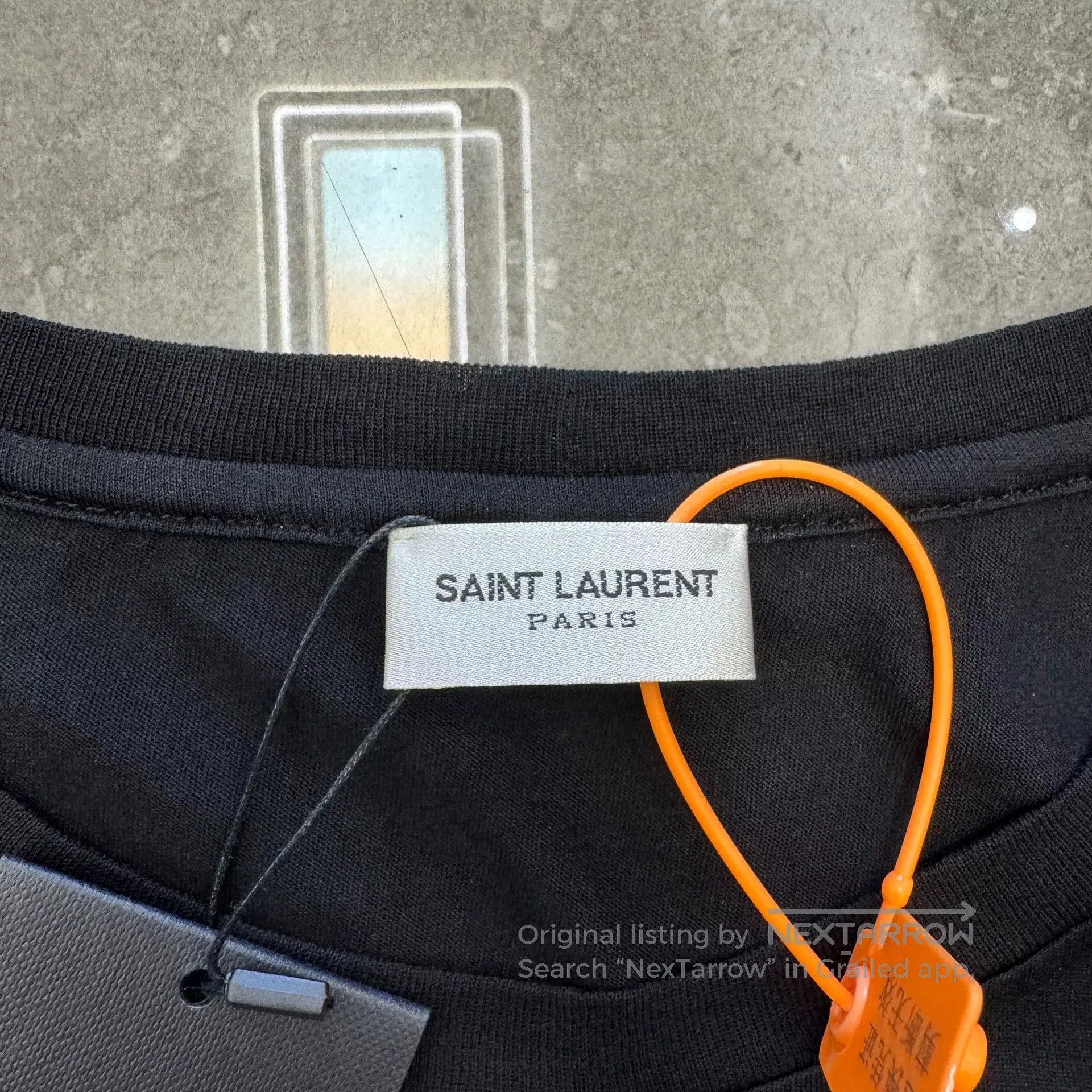 Saint Laurent Paris Saint Laurent Black T. Size US L / EU 52-54 / 3 - 4 Thumbnail