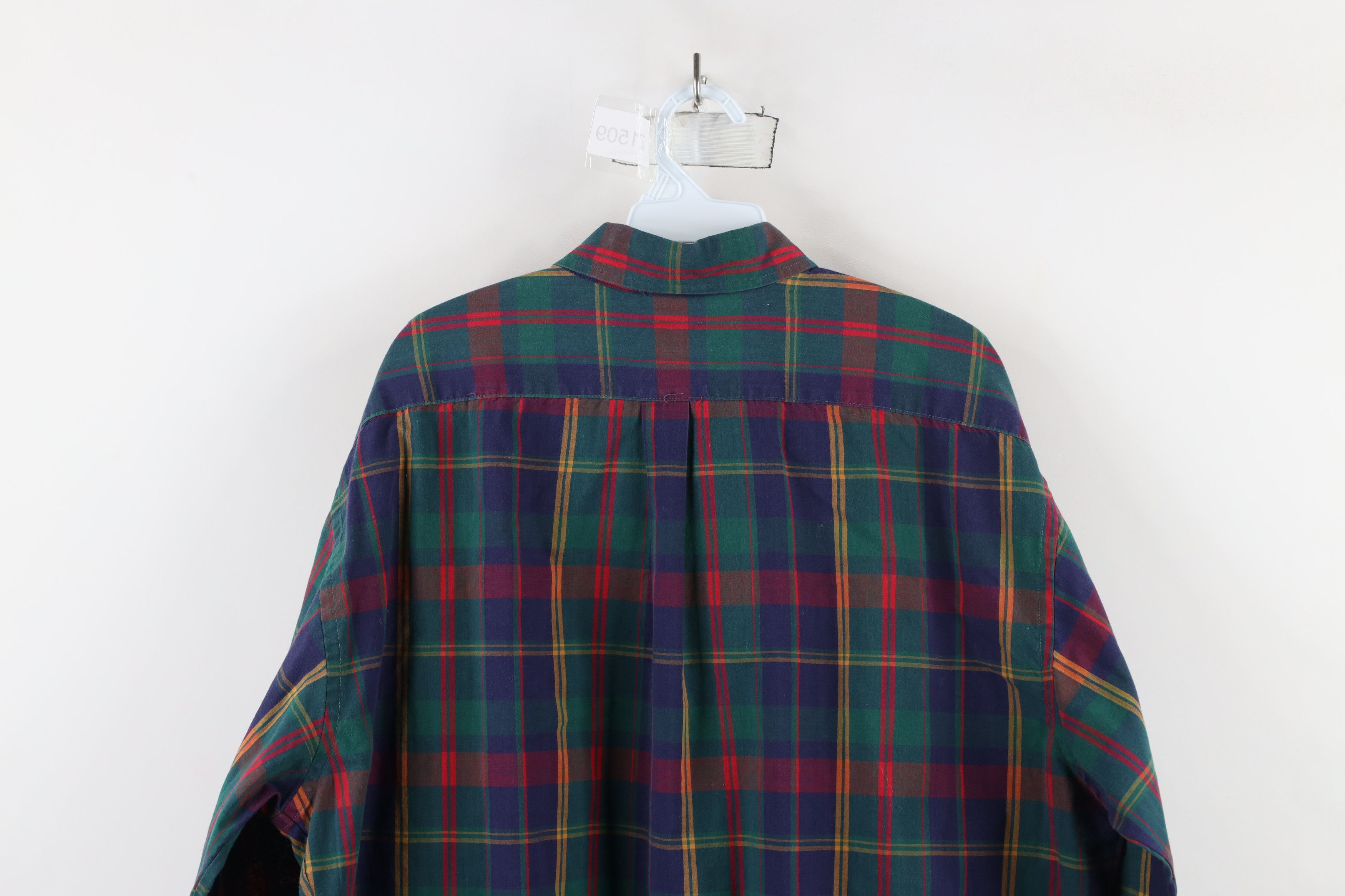 Vintage Vintage 90s Streetwear Plaid Collared Button Down Shirt Size US XL / EU 56 / 4 - 10 Thumbnail