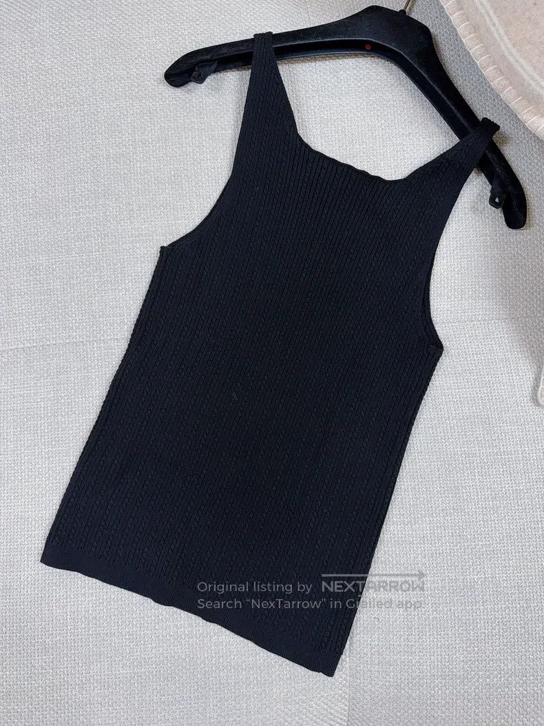 Chanel Chanel 22p black knitted suspenders Size XS / US 0-2 / IT 36-38 - 2 Thumbnail