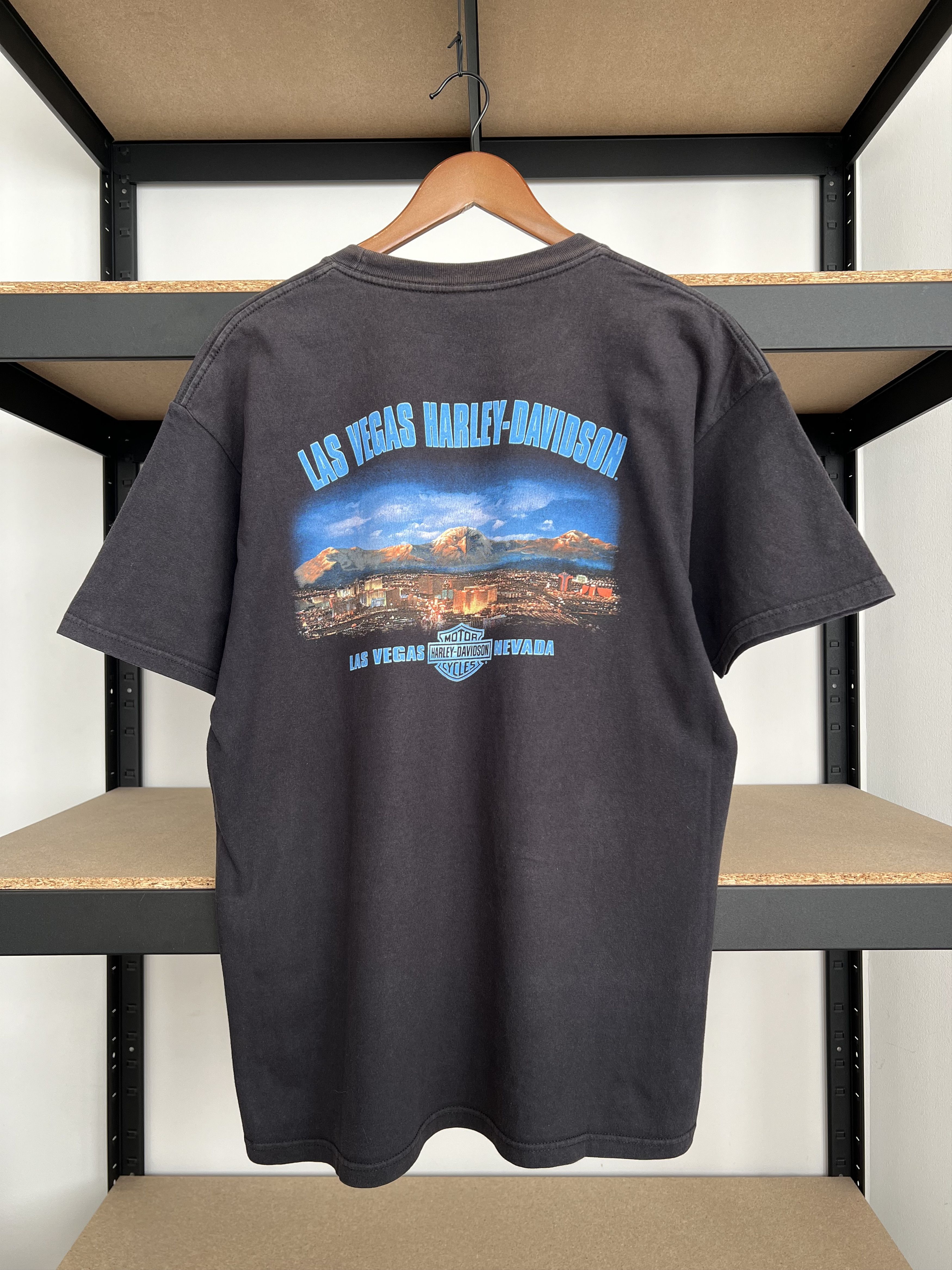 Harley Davidson Vintage 2007 Harley Davidson Live to Ride Las Vegas T-shirt Size US L / EU 52-54 / 3 - 2 Thumbnail