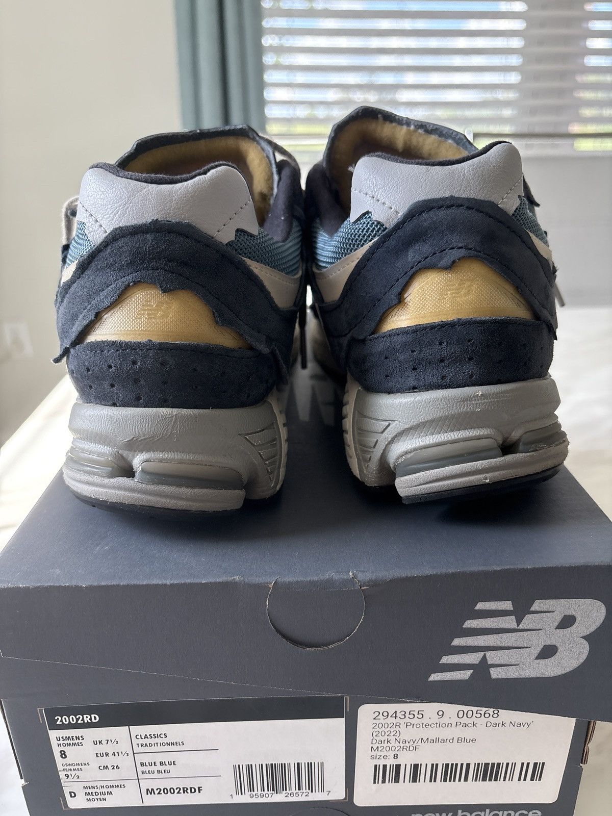 New Balance New Balance 2002r Protection Pack Dark Navy Size US 8 / EU 41 - 5 Thumbnail