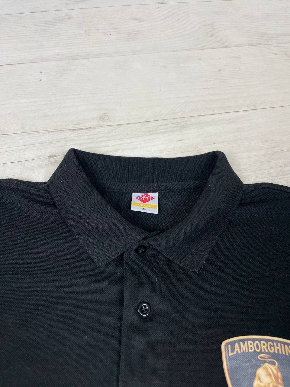 Lamborghini Vintage Lamborghini Big Logo Racing F1 Polo Shirt Size US XL / EU 56 / 4 - 5 Thumbnail