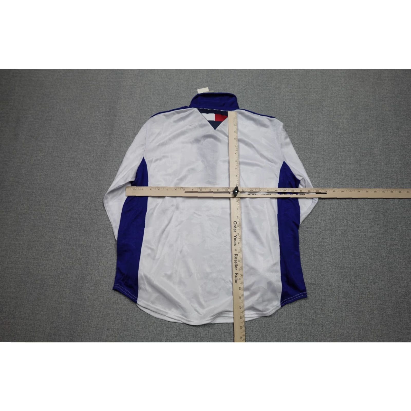 Tommy Hilfiger Tommy Hilfiger Jersey Pullover Mens Large White Zipper Lightweight Knit Classic Sweater Size US L / EU 52-54 / 3 - 5 Thumbnail