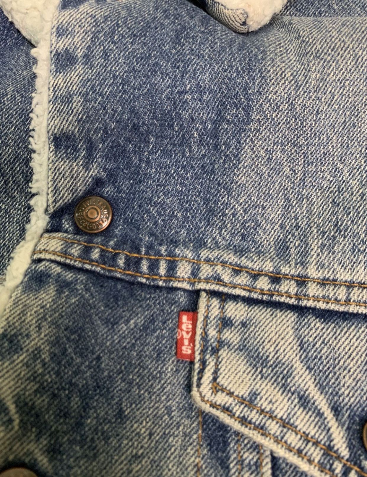Levi's Vintage Clothing Rare Design Vintage Levi’s San Francisco Sherpa Jackets Size M / US 6-8 / IT 42-44 - 5 Thumbnail