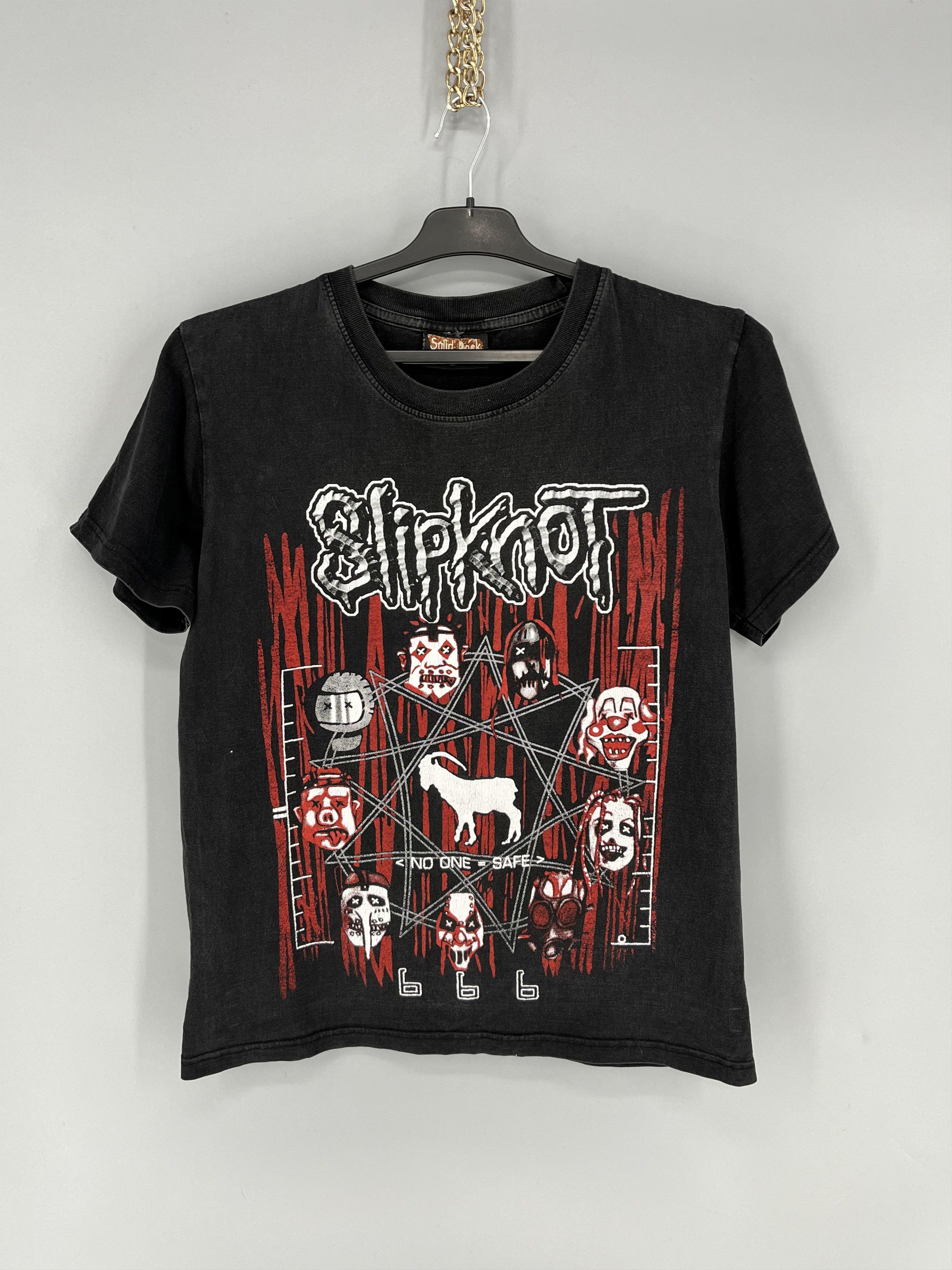 Band Tees × Vintage Vintage Slipknot Satan 666 Graphic Tee T-shirt Y2K 2000s Size US S / EU 44-46 / 1 - 1 Thumbnail