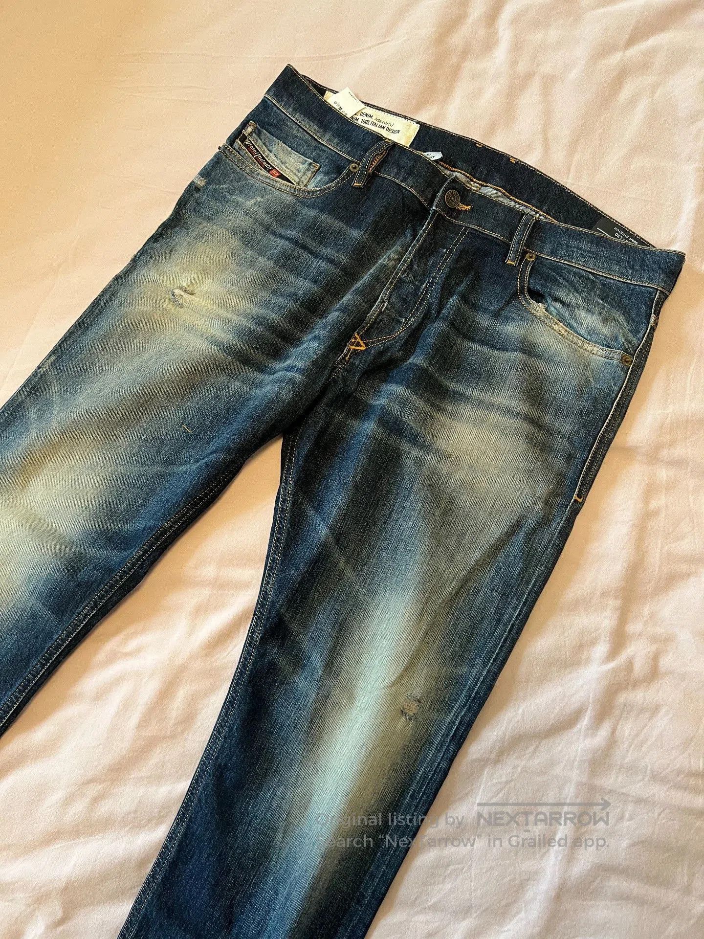 Diesel Diesel Men's THOMMER Washed Jeans. Size US 34 / EU 50 - 2 Thumbnail