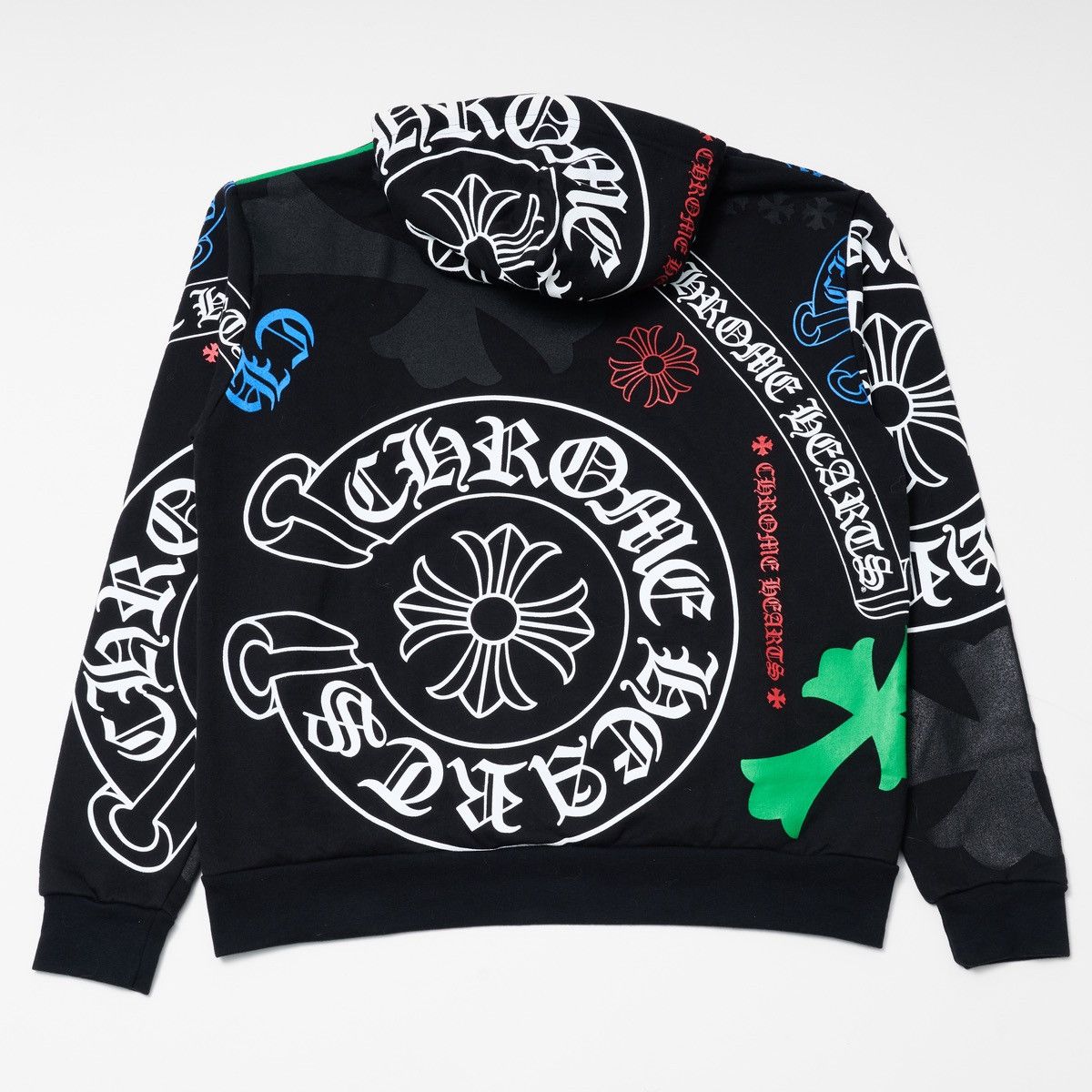 Chrome Hearts CHROME HEARTS STENCIL HOODIE BLACK Size US S / EU 44-46 / 1 - 8 Thumbnail