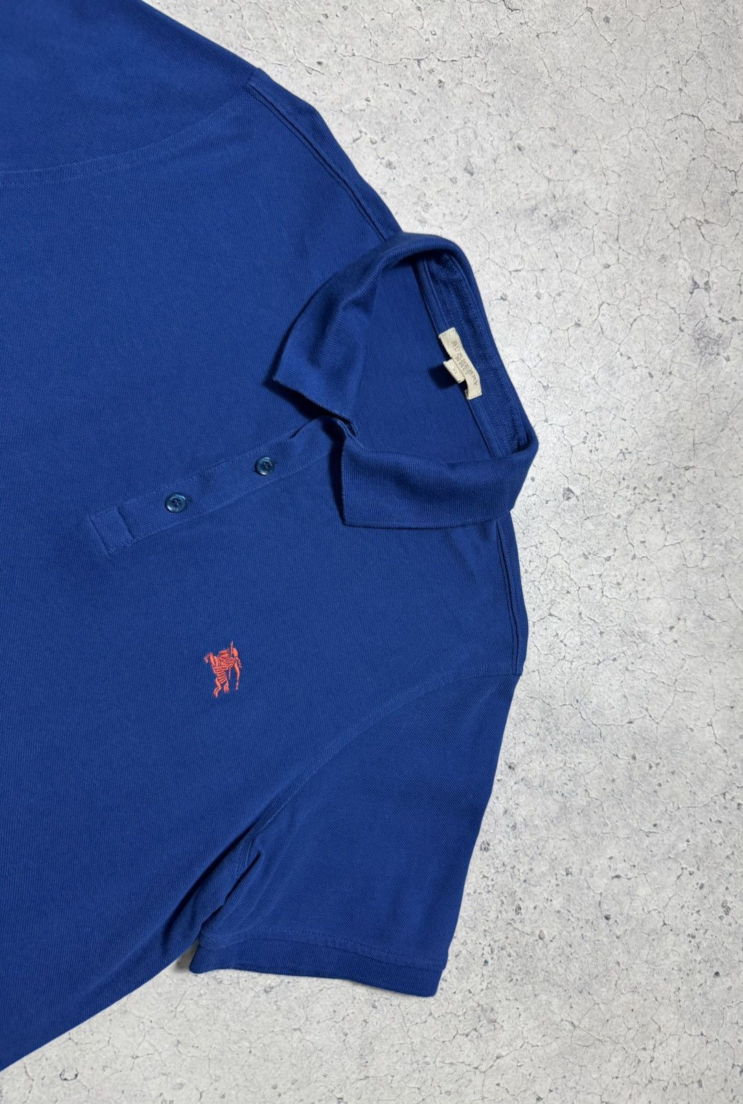 Burberry Burberry Luxury Polo Shirt Blue Size XL Vintage Size US XL / EU 56 / 4 - 5 Thumbnail